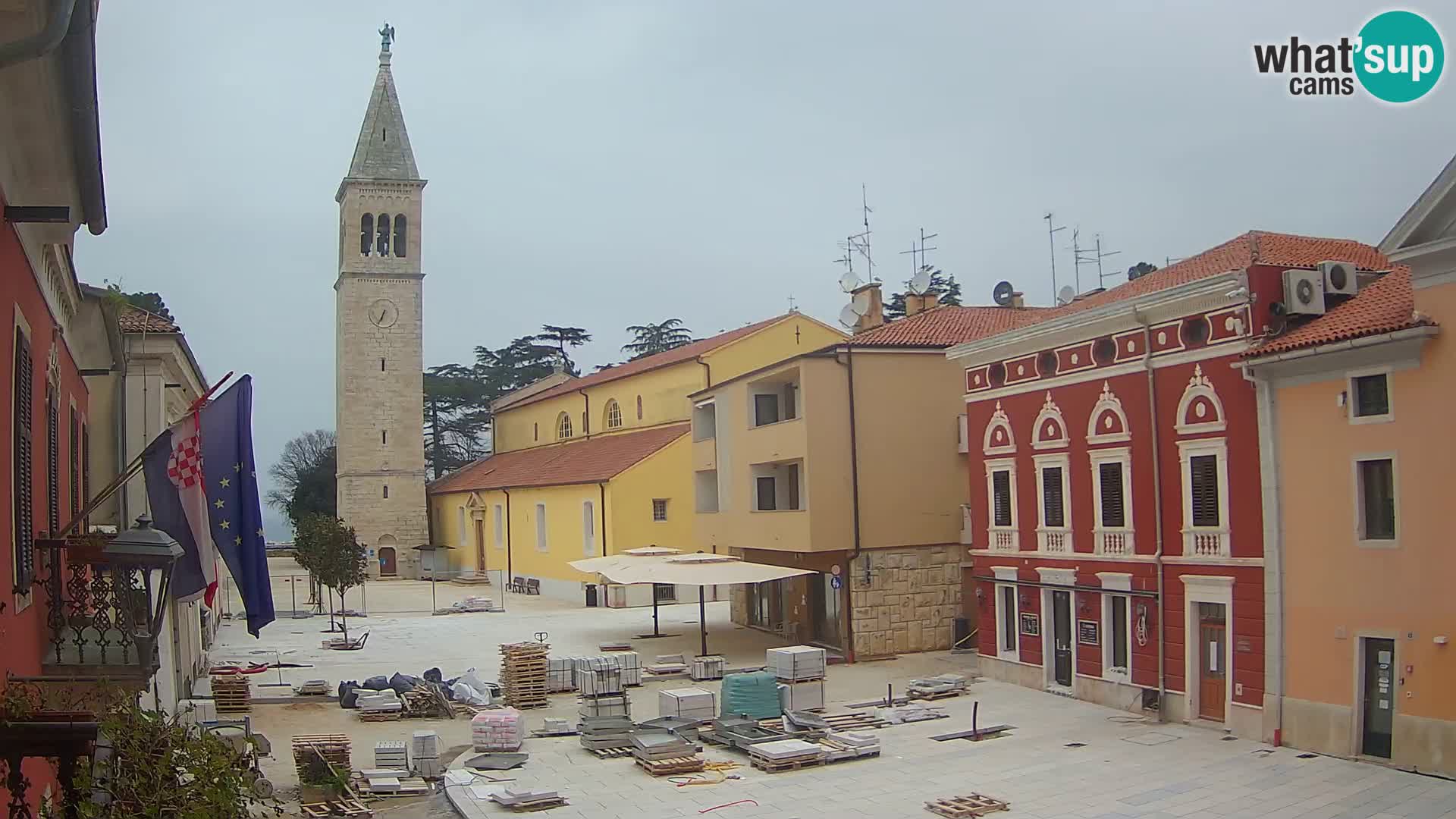 LIVE Webcam Cittanova / Novigrad – Piazza Grande – Istria