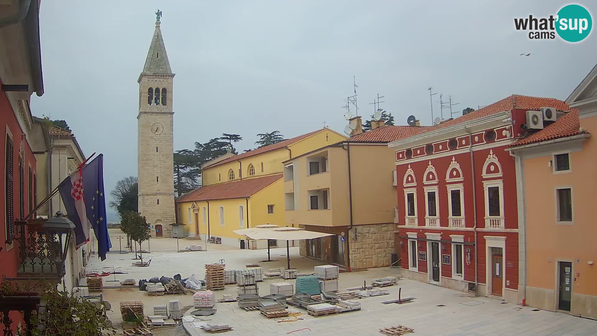 LIVE Webcam Cittanova / Novigrad – Piazza Grande – Istria