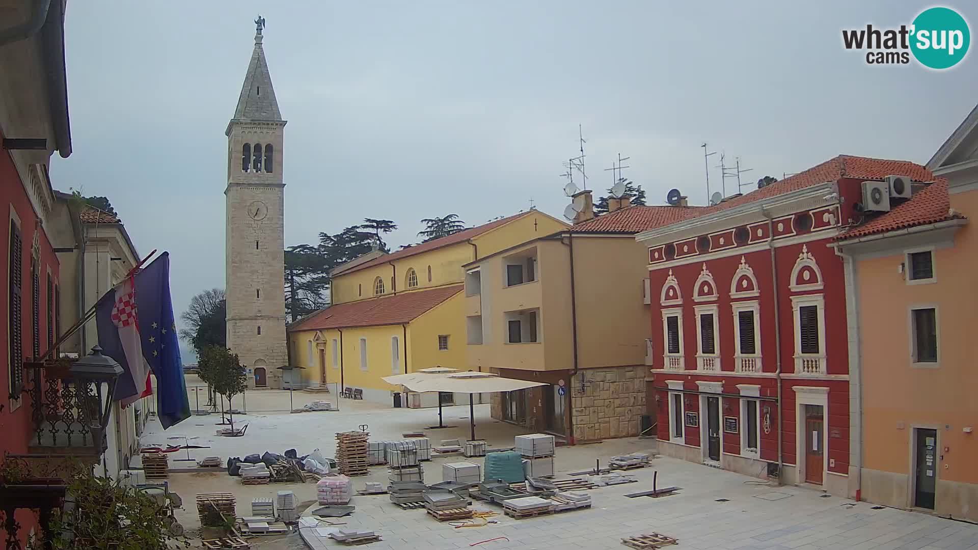 LIVE Webcam Cittanova / Novigrad – Piazza Grande – Istria