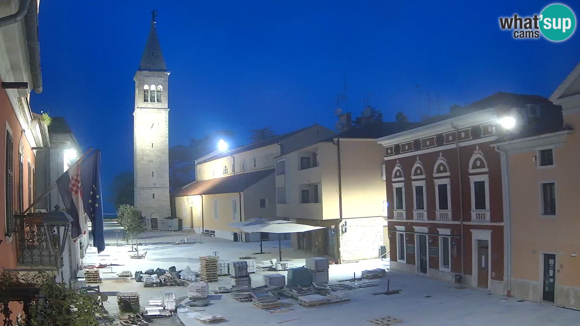 LIVE Webcam Cittanova / Novigrad – Piazza Grande – Istria