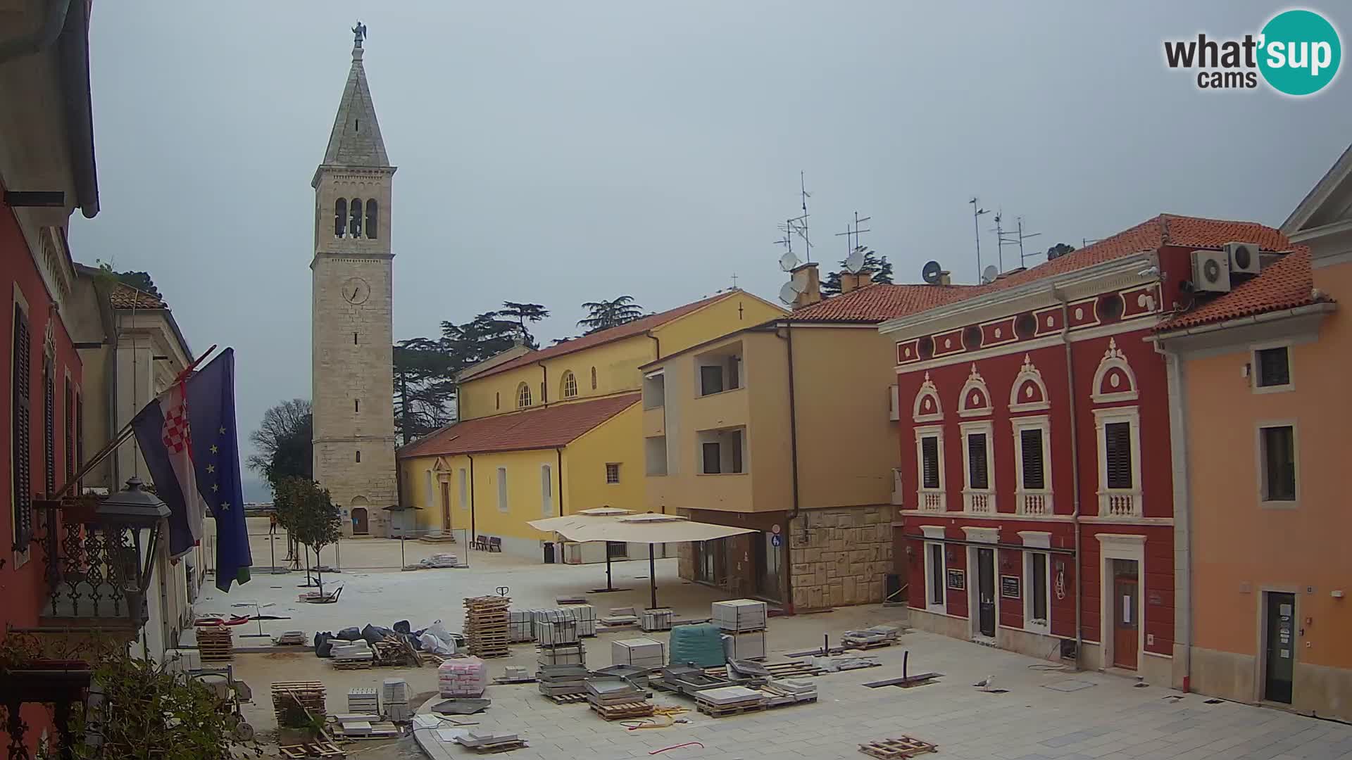 LIVE Webcam Cittanova / Novigrad – Piazza Grande – Istria