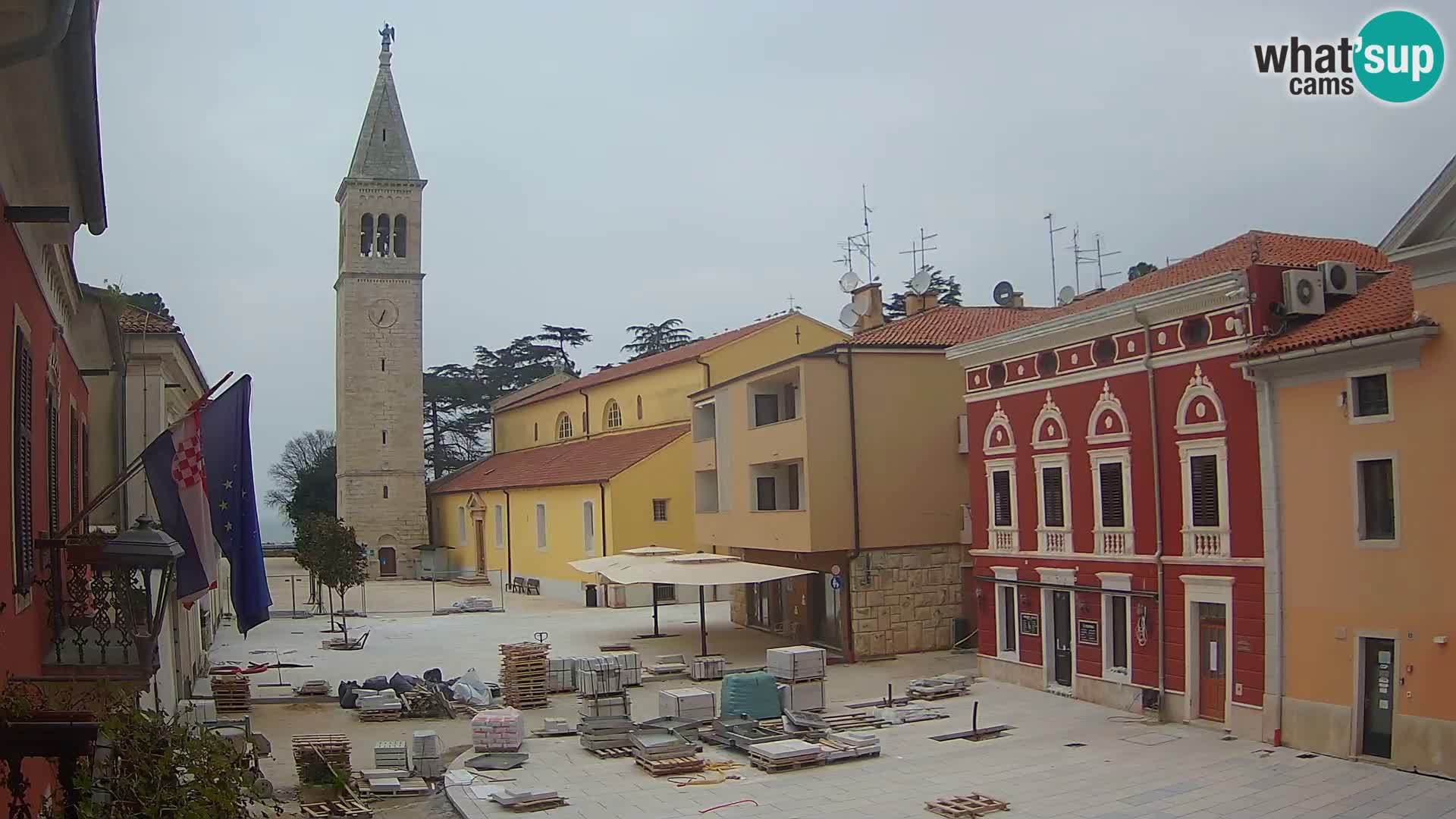 LIVE Webcam Cittanova / Novigrad – Piazza Grande – Istria