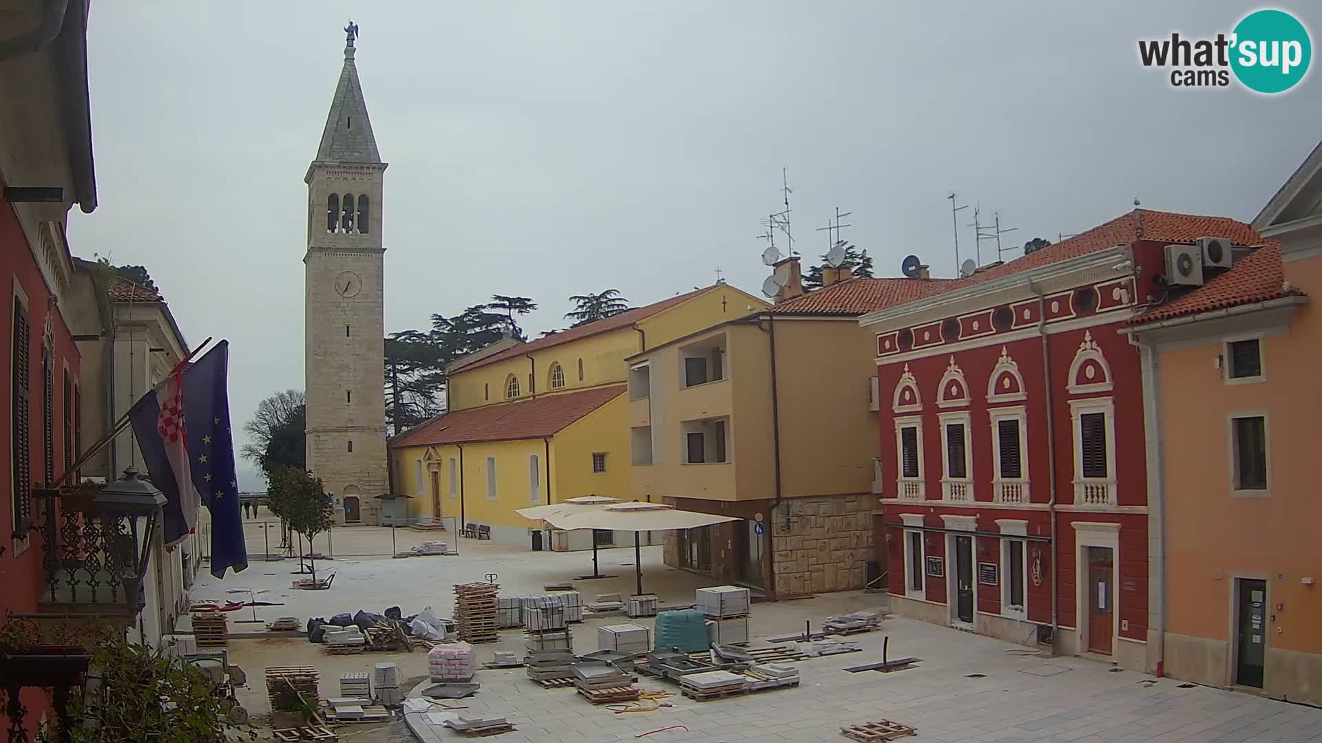 LIVE Webcam Cittanova / Novigrad – Piazza Grande – Istria