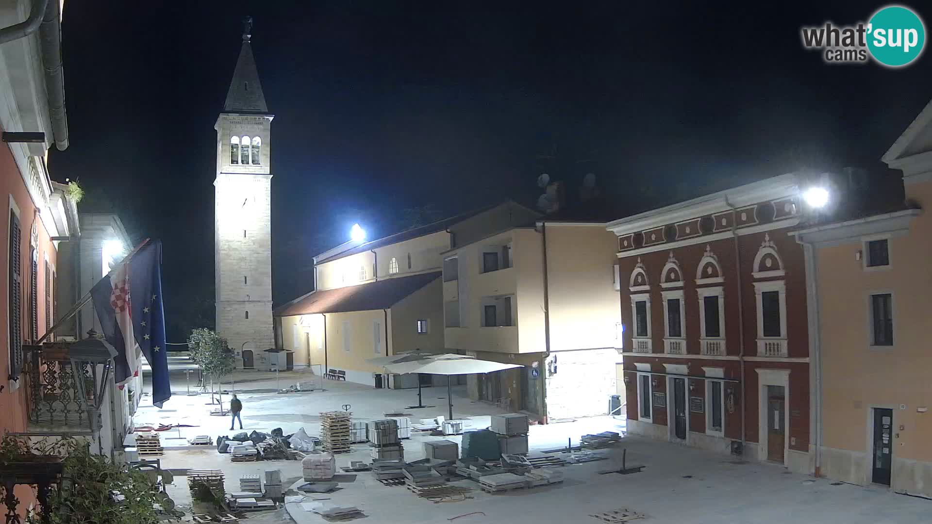 Live webcam Novigrad – Veliki Trg (grande place) – Piazza Grande