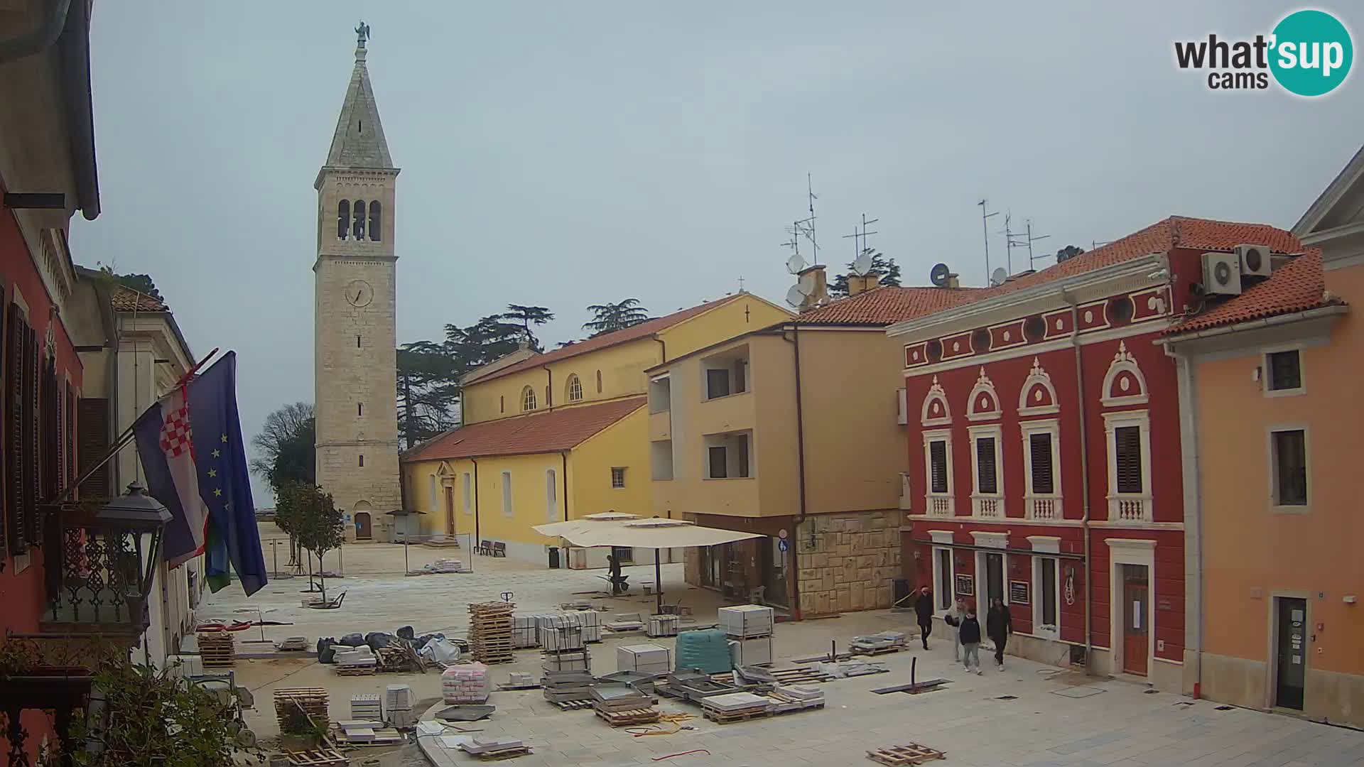 Live webcam Novigrad – Veliki Trg (grande place) – Piazza Grande