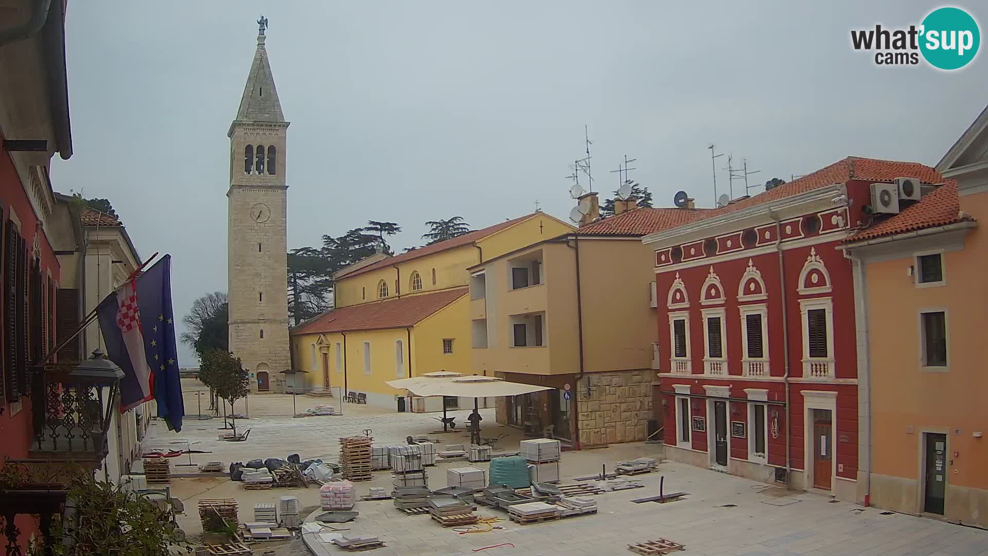 Live Webcam Novigrad – Veliki Trg (gran plaza) – Piazza Grande