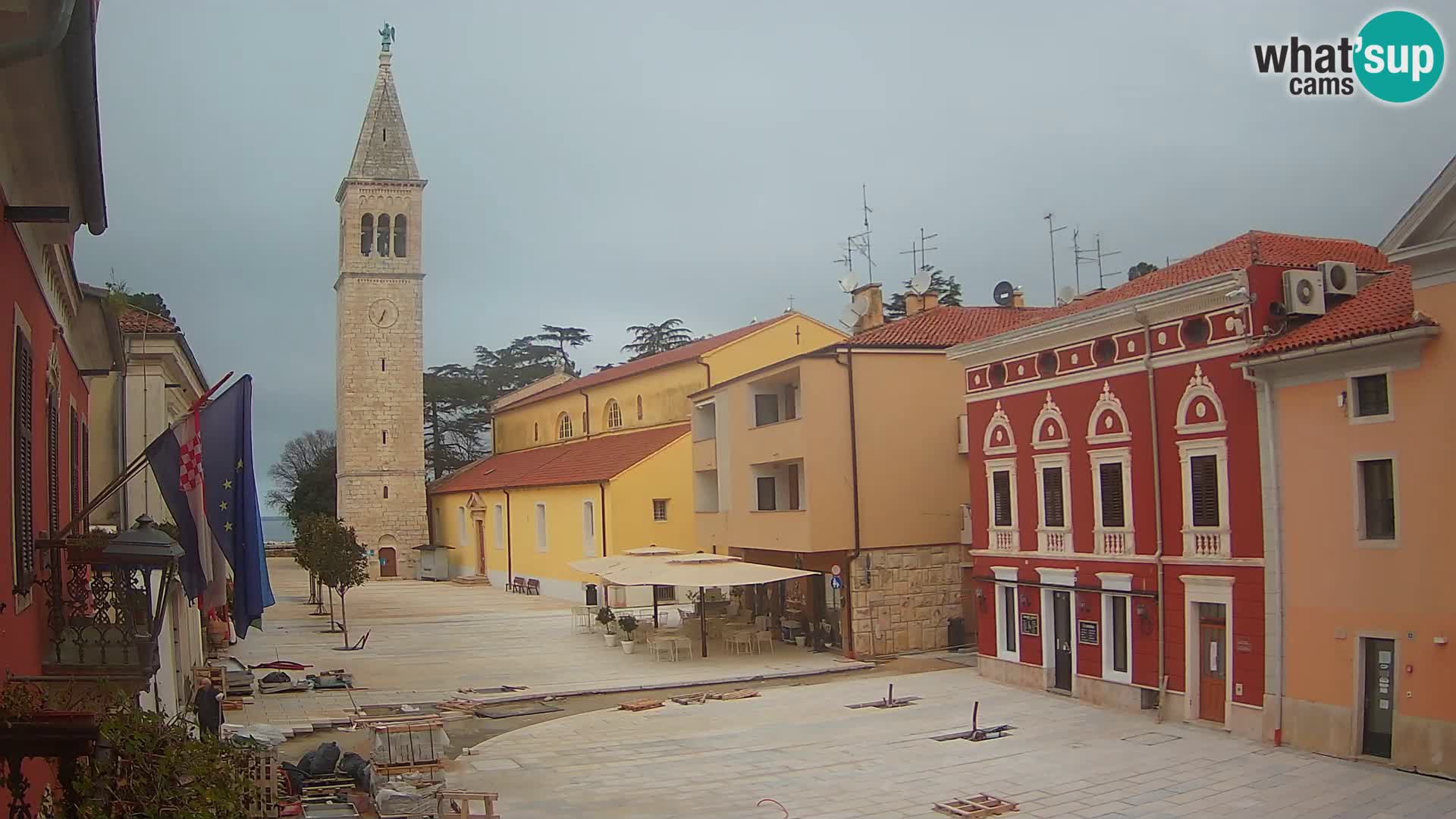 LIVE Webcam Cittanova / Novigrad – Piazza Grande – Istria