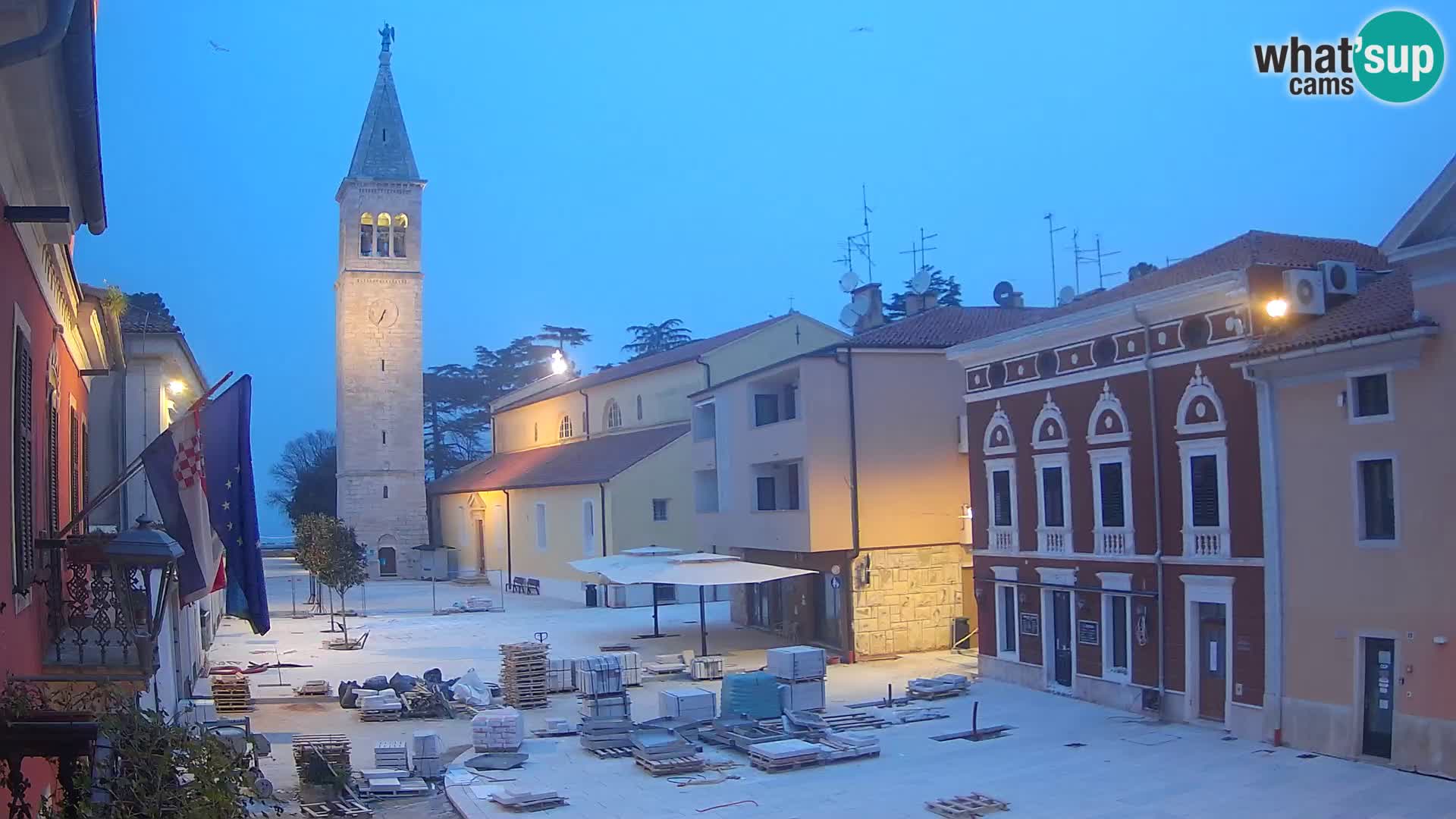 LIVE Webcam Cittanova / Novigrad – Piazza Grande – Istria