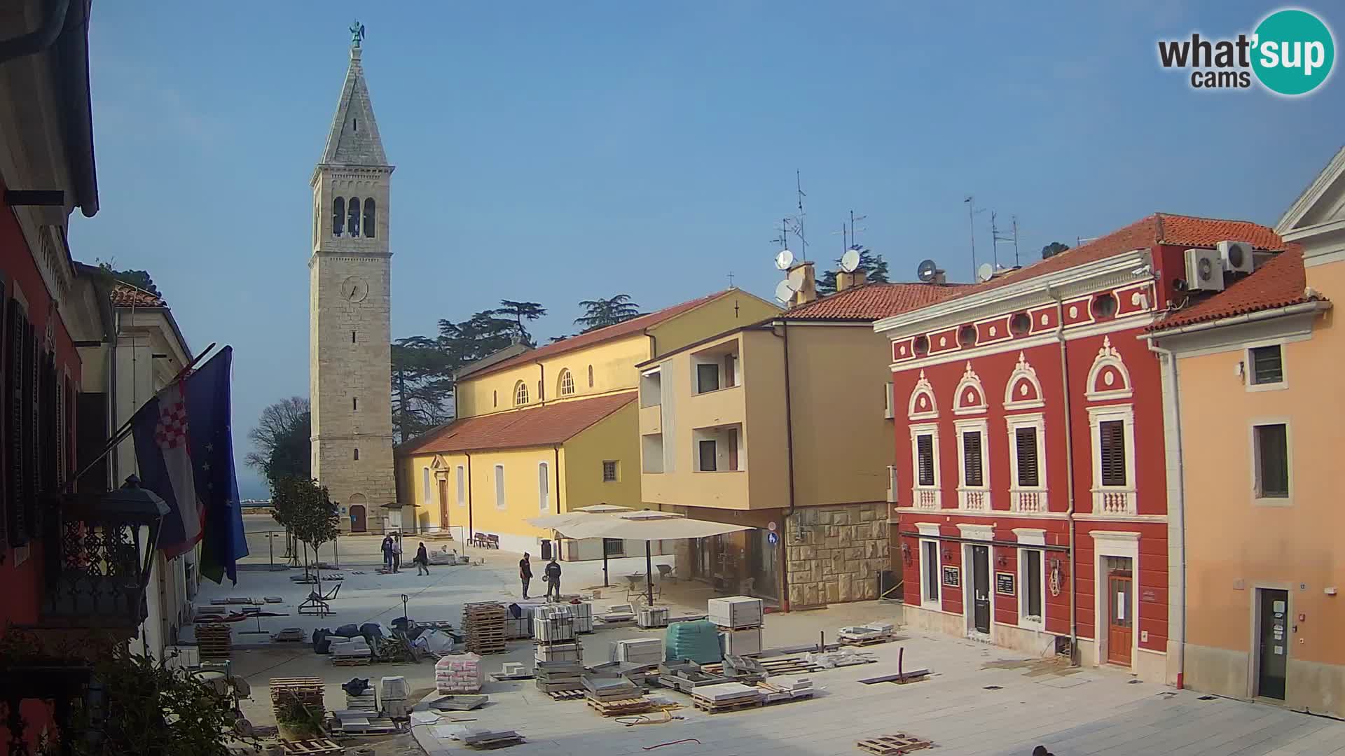 LIVE Webcam Cittanova / Novigrad – Piazza Grande – Istria