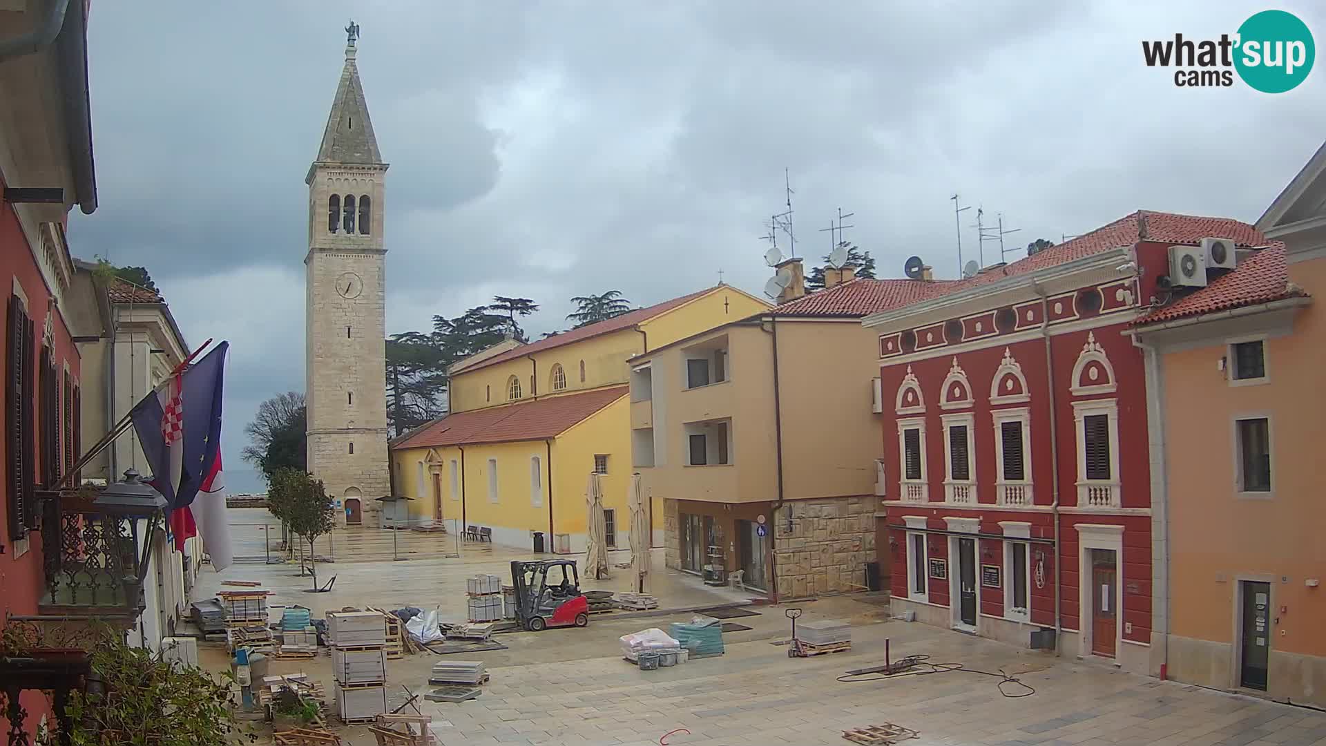 Live Webcam Novigrad – Veliki Trg (gran plaza) – Piazza Grande