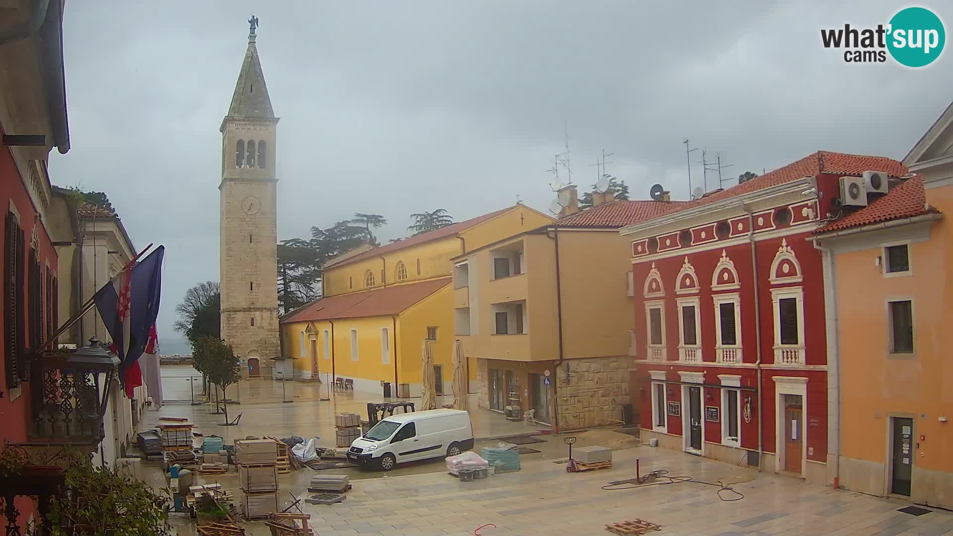 LIVE Webcam Cittanova / Novigrad – Piazza Grande – Istria