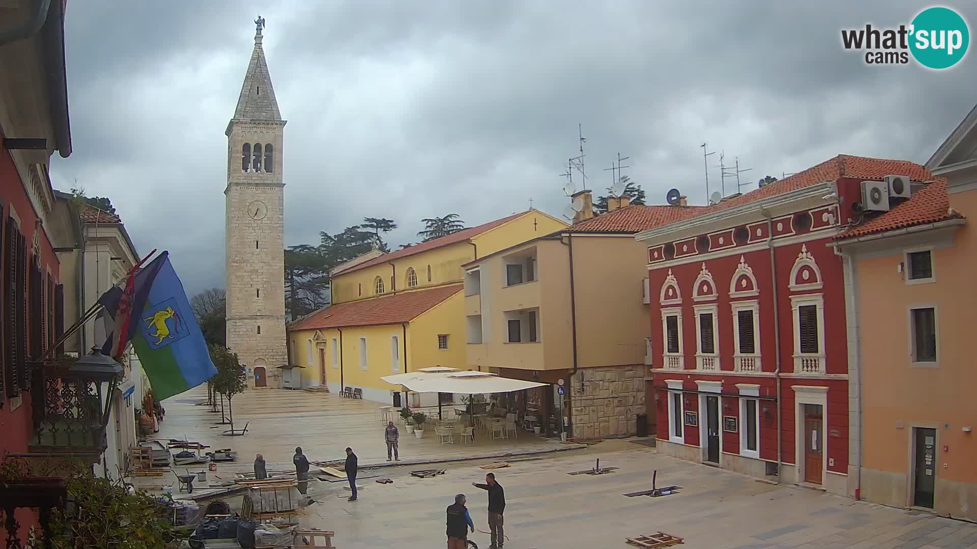 LIVE Webcam Cittanova / Novigrad – Piazza Grande – Istria