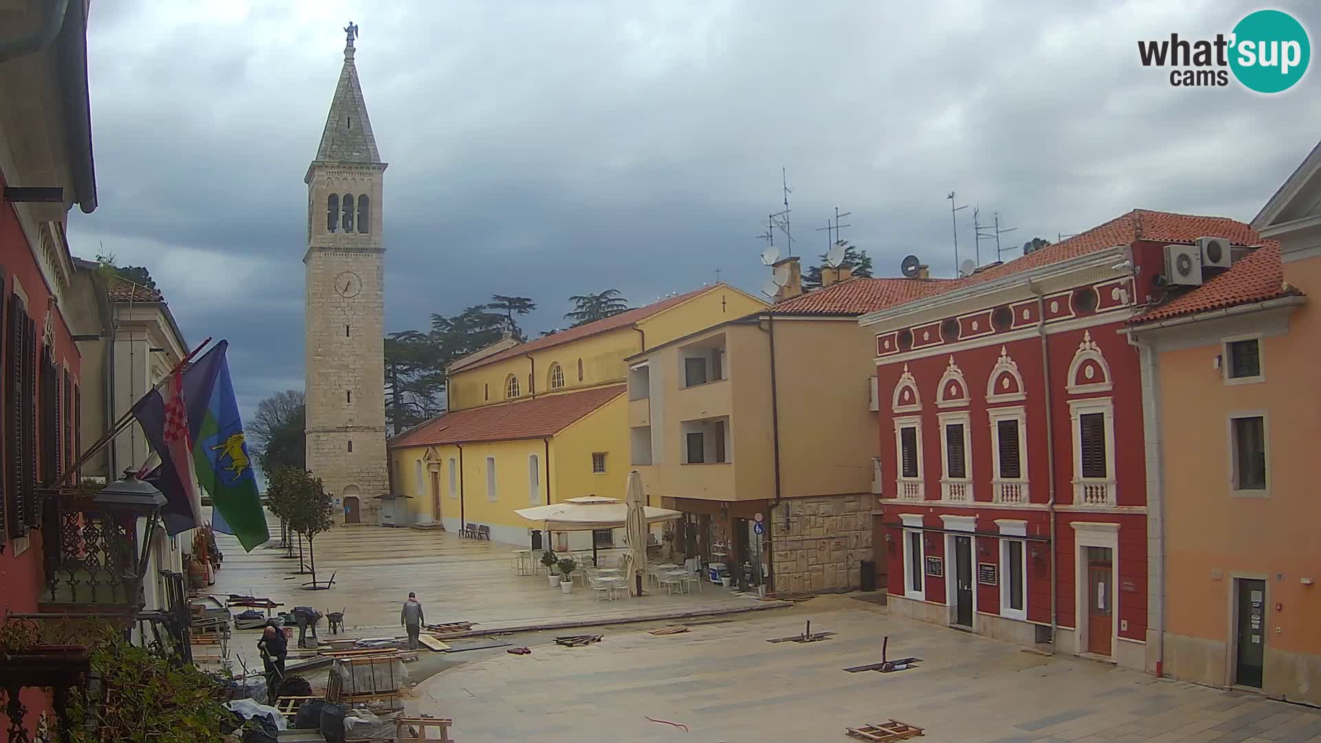 Live webcam Novigrad – Veliki Trg / Piazza Grande – Istria – Croatien