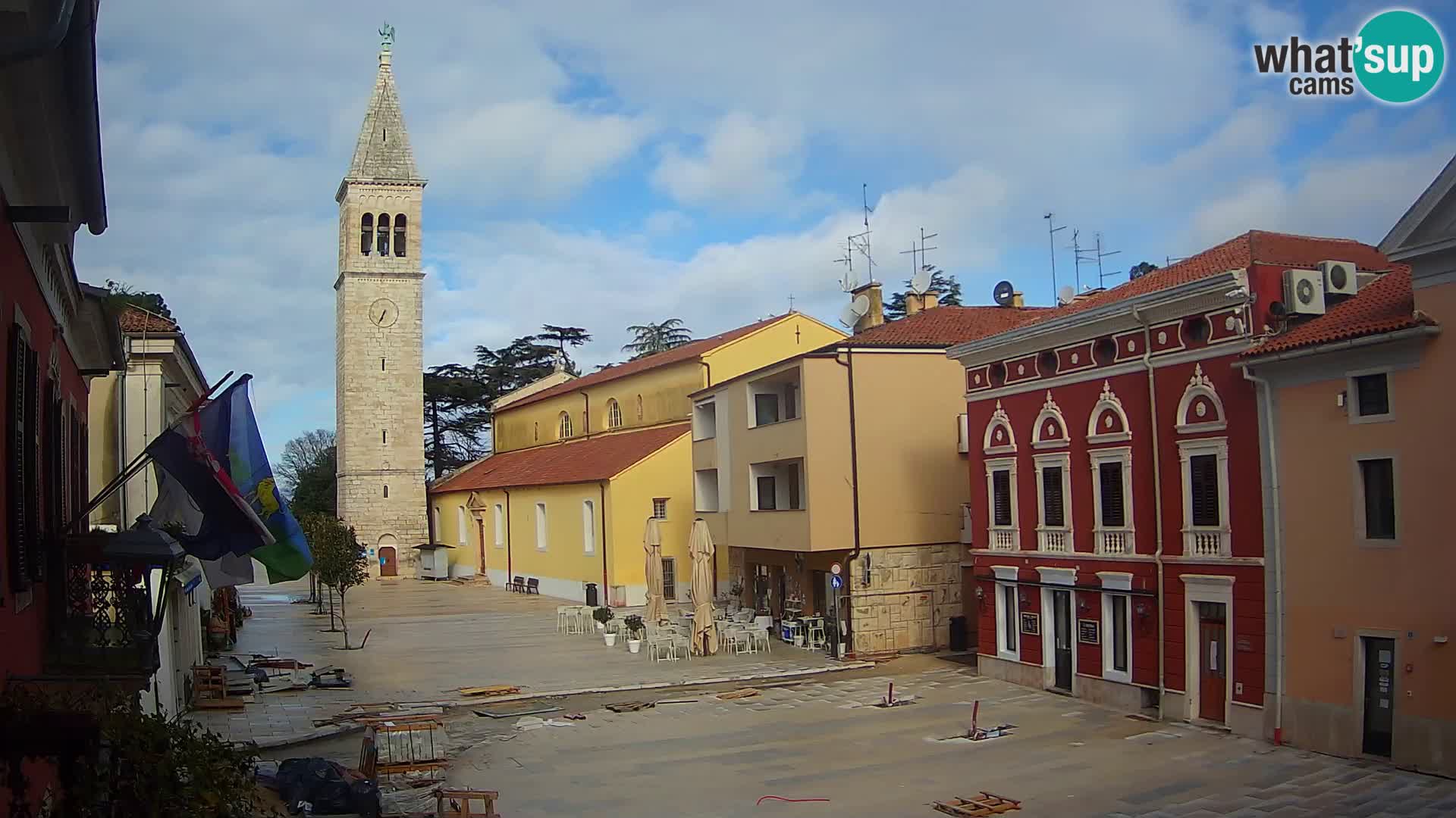 LIVE Webcam Cittanova / Novigrad – Piazza Grande – Istria