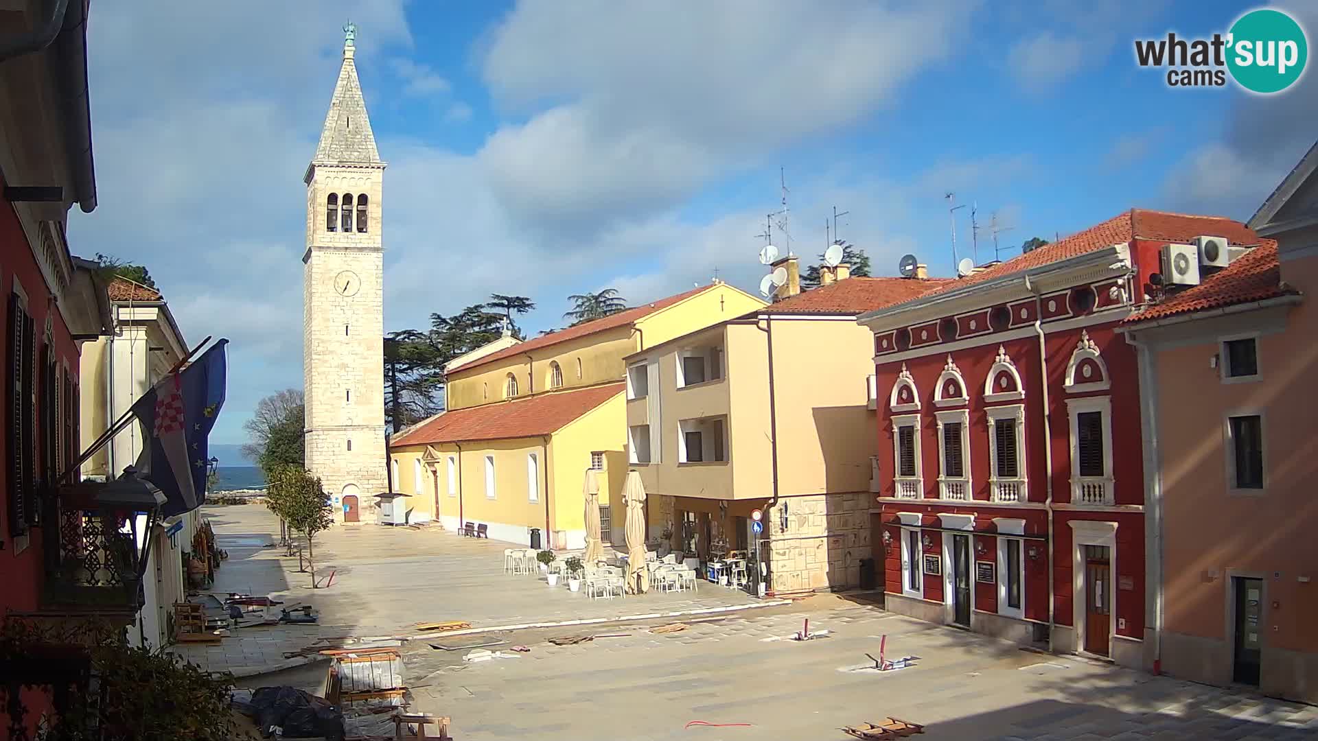 LIVE Webcam Cittanova / Novigrad – Piazza Grande – Istria