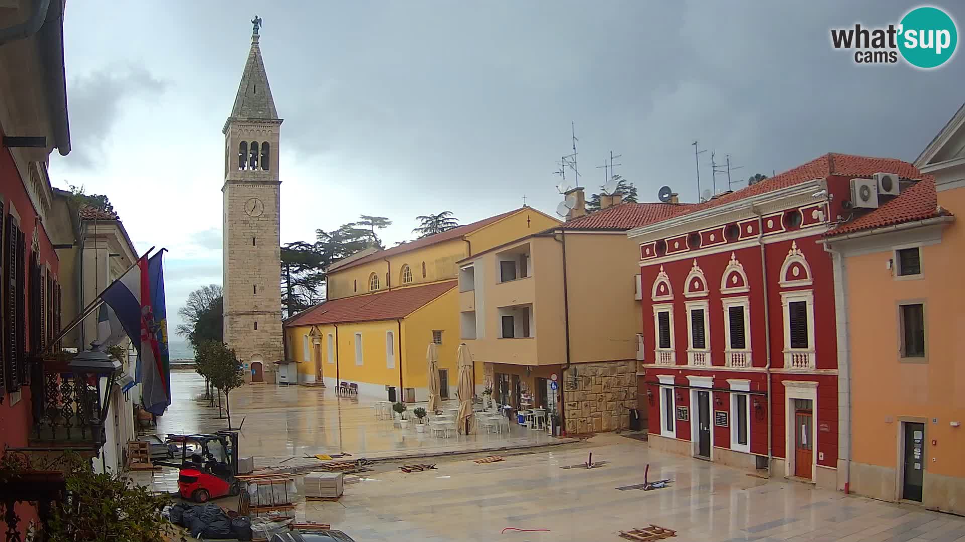 Live Webcam Novigrad – Veliki Trg (gran plaza) – Piazza Grande