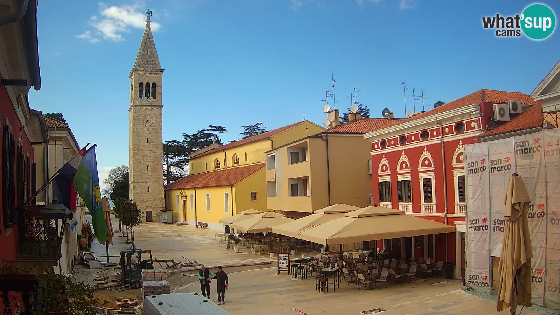 LIVE Webcam Cittanova / Novigrad – Piazza Grande – Istria