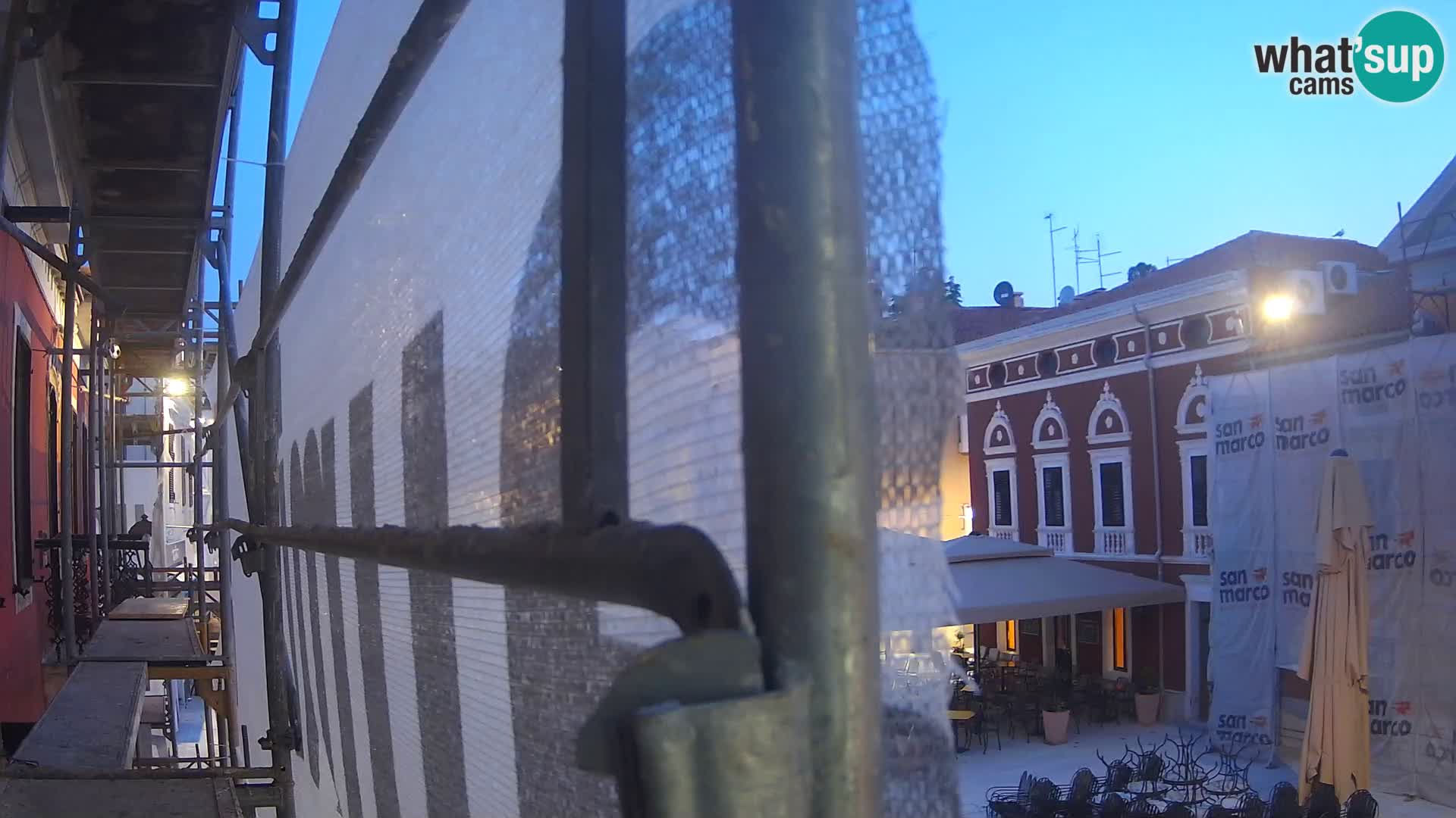 LIVE Webcam Cittanova / Novigrad – Piazza Grande – Istria