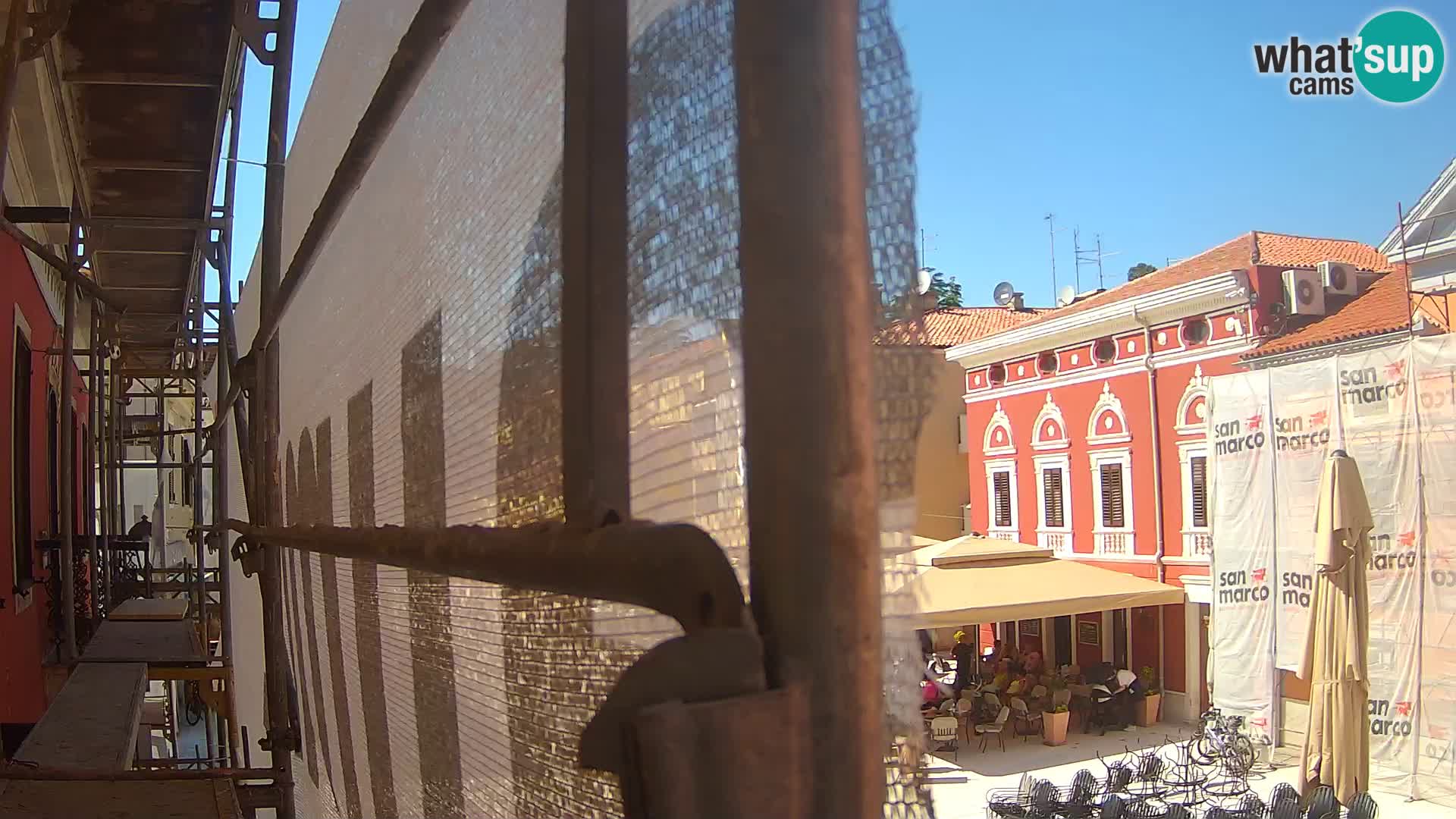 LIVE Webcam Cittanova / Novigrad – Piazza Grande – Istria