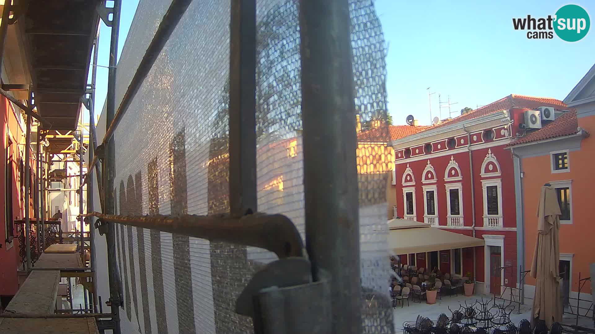 Live webcam Novigrad – Veliki Trg / Piazza Grande – Istria – Croatien