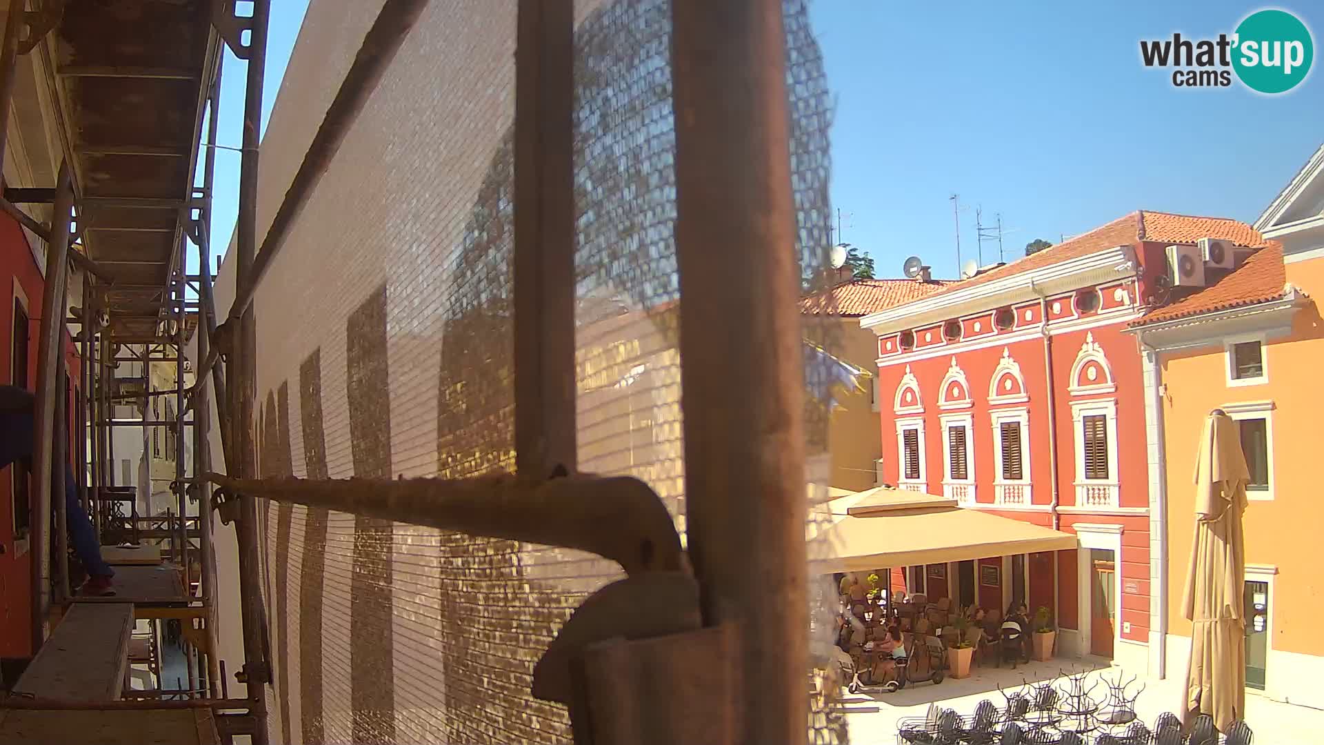 Live webcam Novigrad – Veliki Trg (grande place) – Piazza Grande
