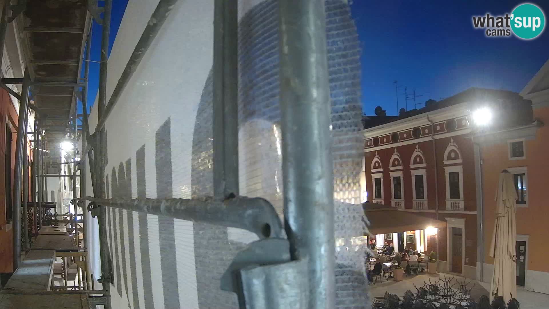 Live webcam Novigrad – Veliki Trg (grande place) – Piazza Grande