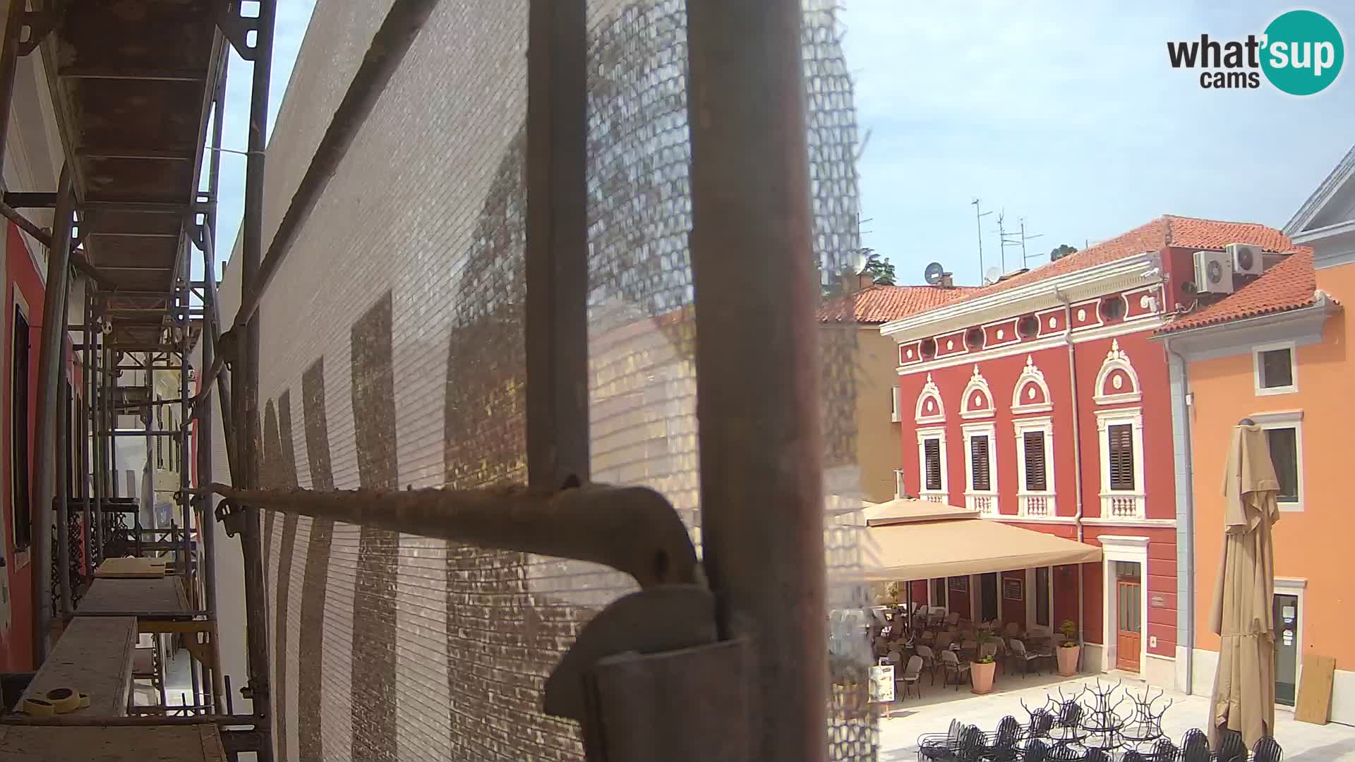 Live webcam Novigrad – Veliki Trg (grande place) – Piazza Grande