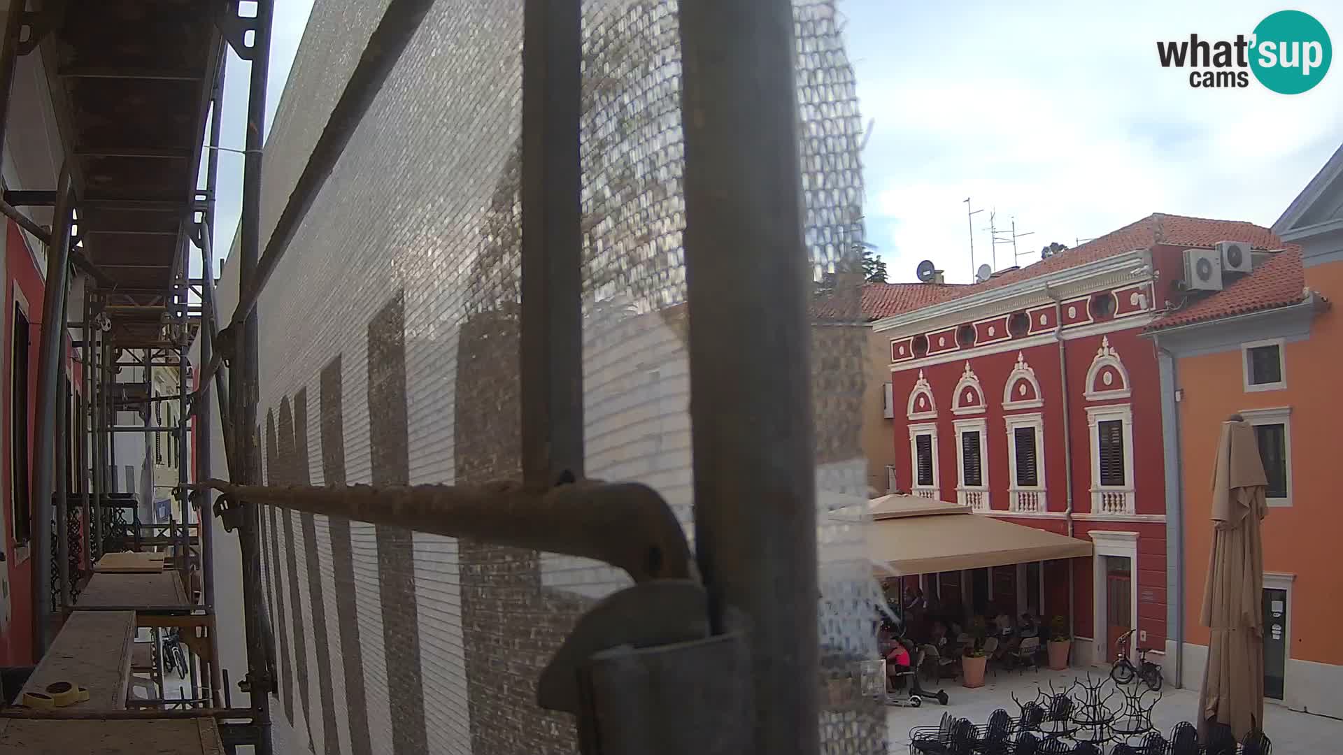 Live webcam Novigrad – Veliki Trg (grande place) – Piazza Grande