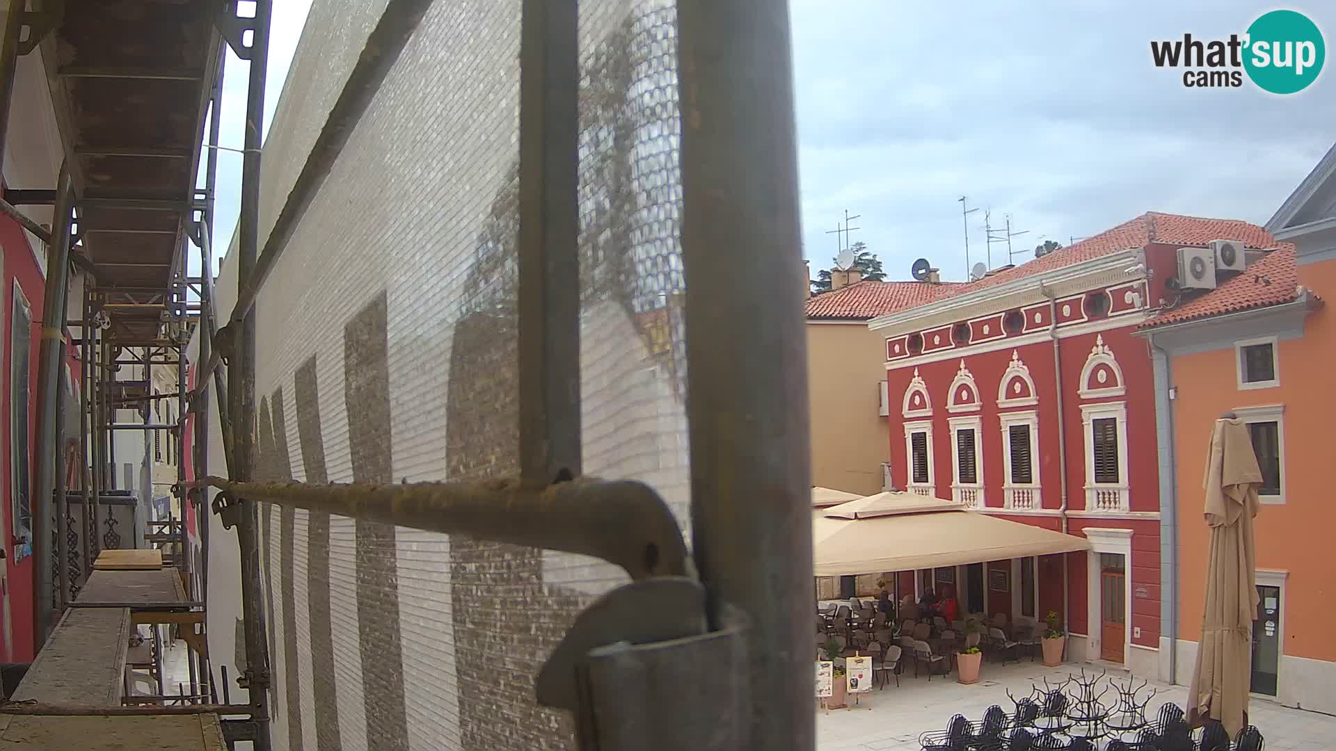 Live webcam Novigrad – Veliki Trg (grande place) – Piazza Grande