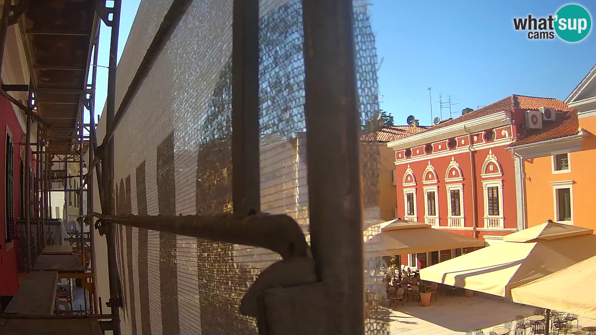 Live webcam Novigrad – Veliki Trg / Piazza Grande – Istria – Croatien