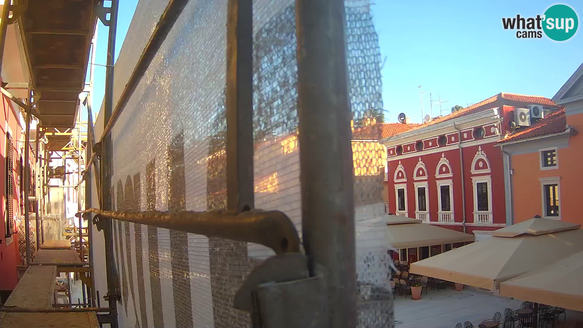 Live webcam Novigrad – Veliki Trg (big square) – Istria – Croatien