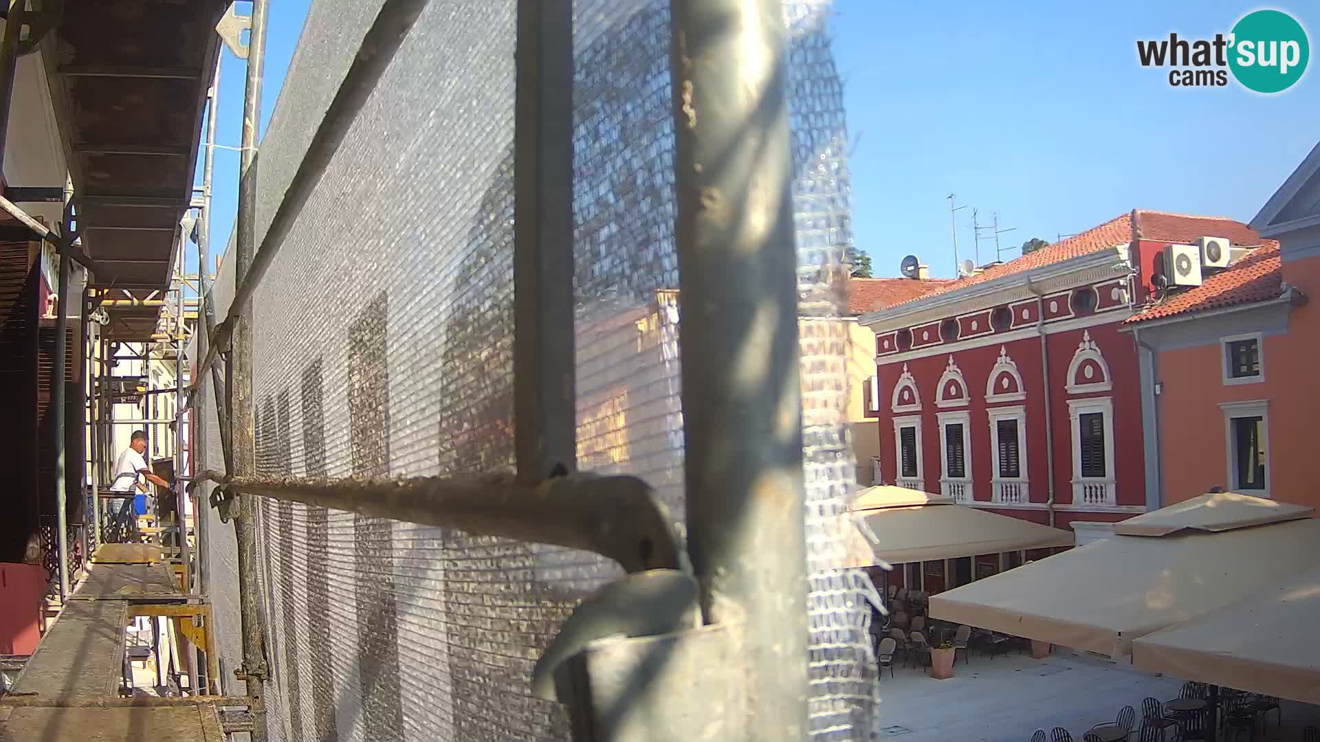 Live webcam Novigrad – Veliki Trg (big square) – Istria – Croatien