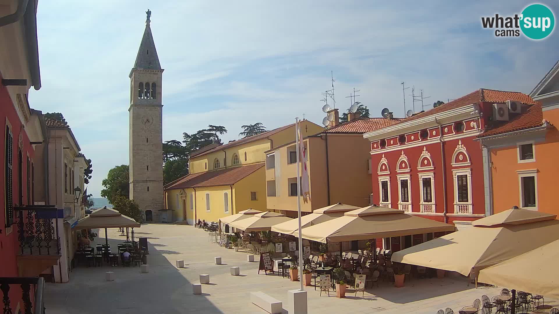 Live Webcam Novigrad – Veliki Trg (gran plaza) – Piazza Grande