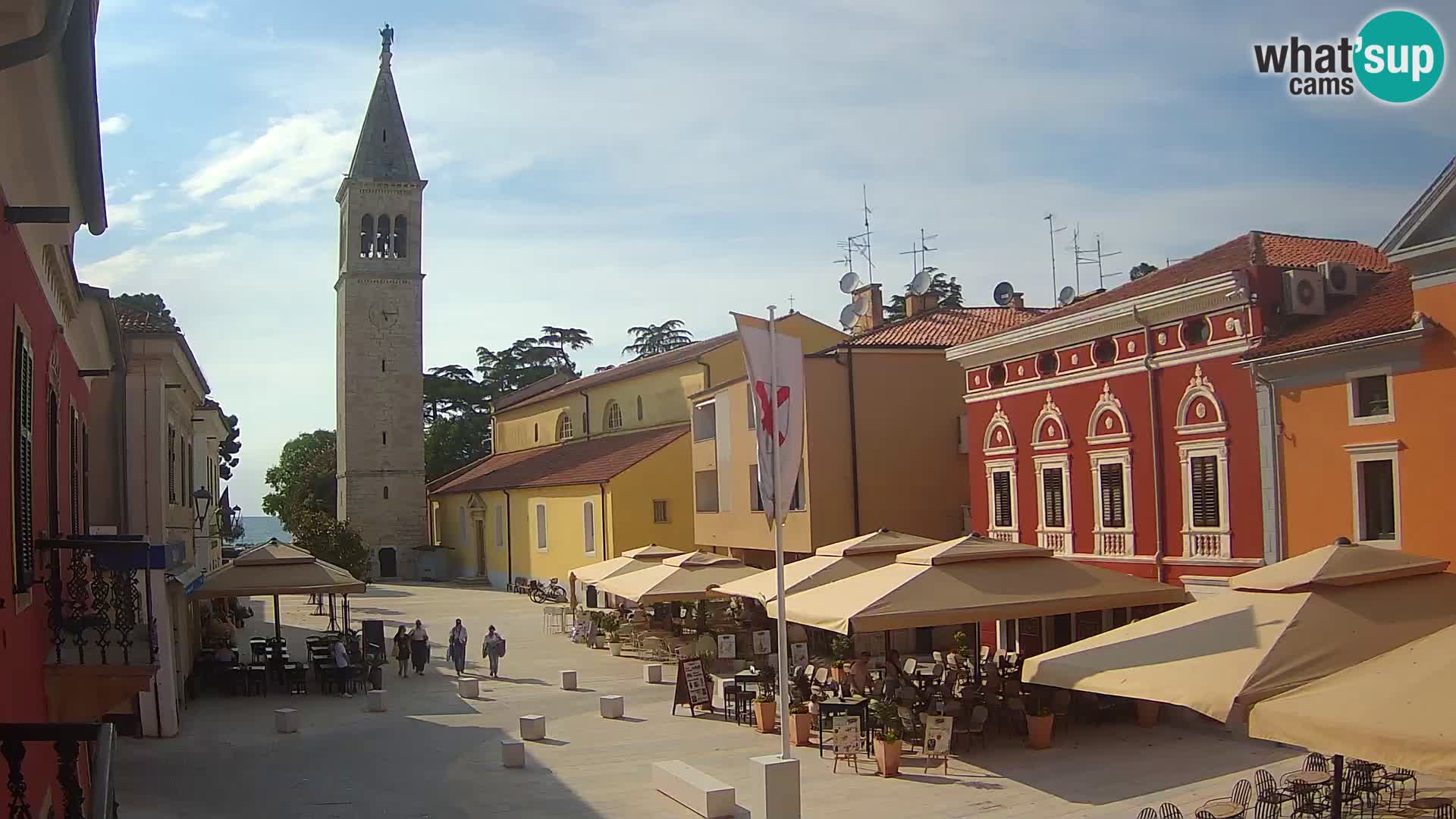LIVE Webcam Cittanova / Novigrad – Piazza Grande – Istria