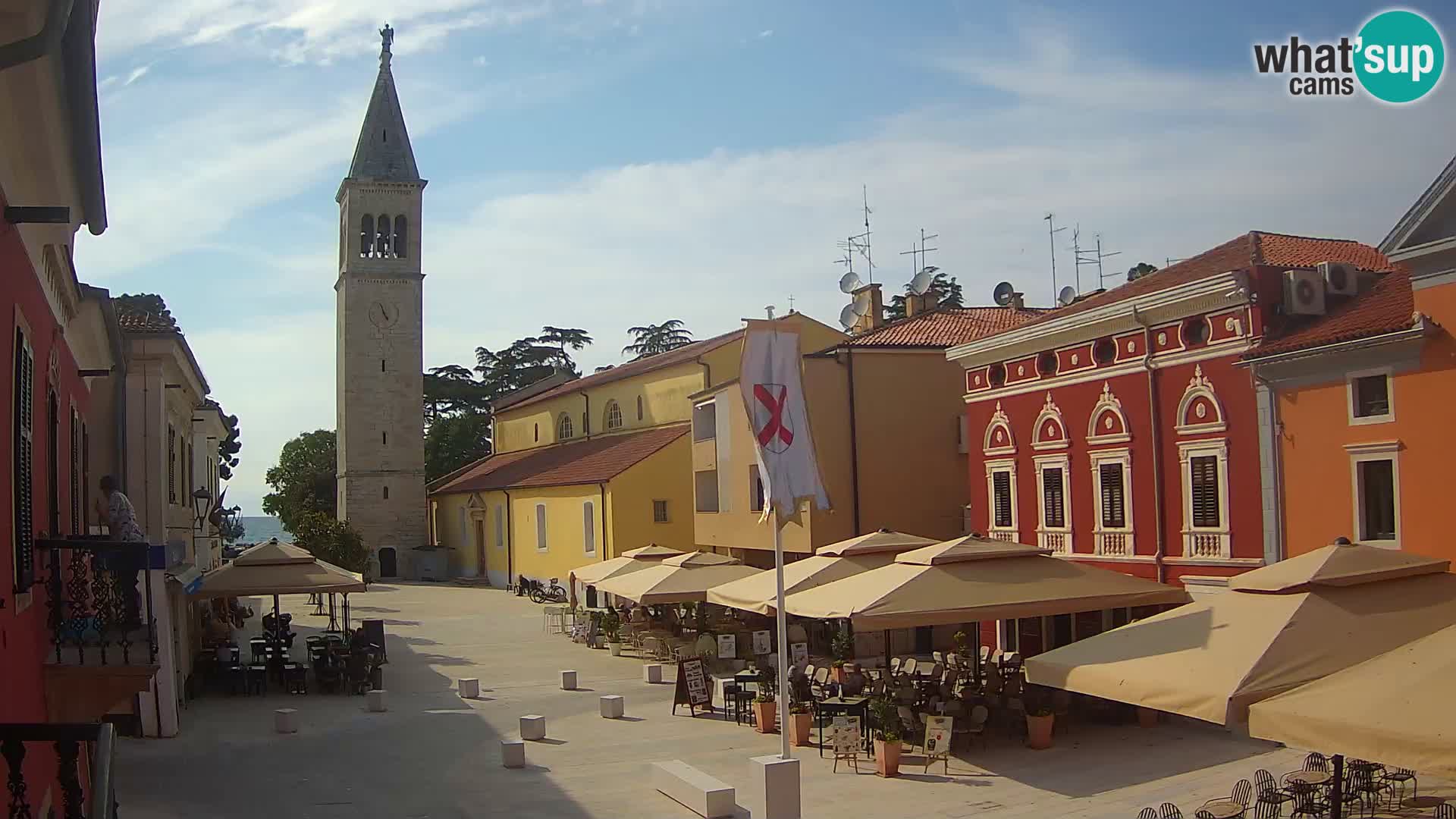 LIVE Webcam Cittanova / Novigrad – Piazza Grande – Istria