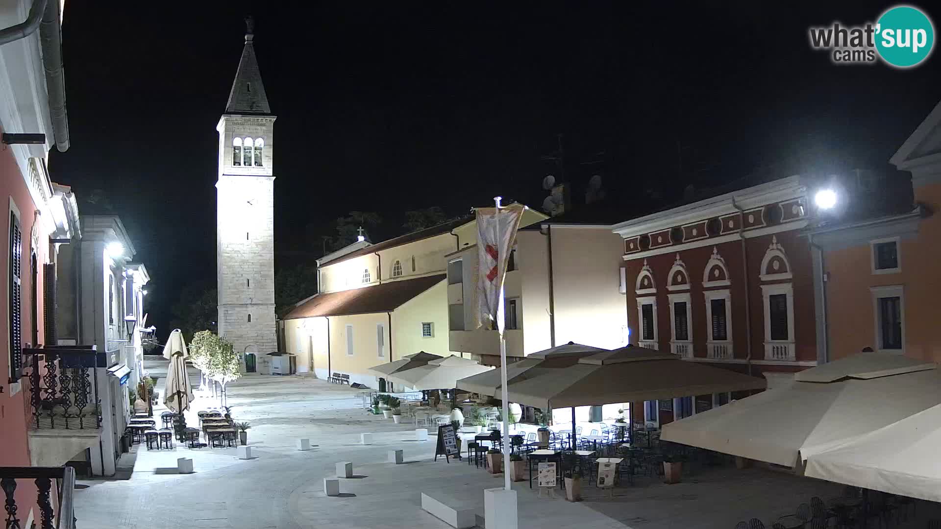 Live webcam Novigrad – Veliki Trg (big square) – Istria – Croatien