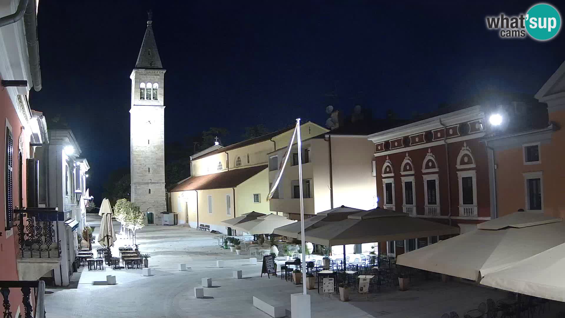 Live webcam Novigrad – Veliki Trg / Piazza Grande – Istria – Croatien