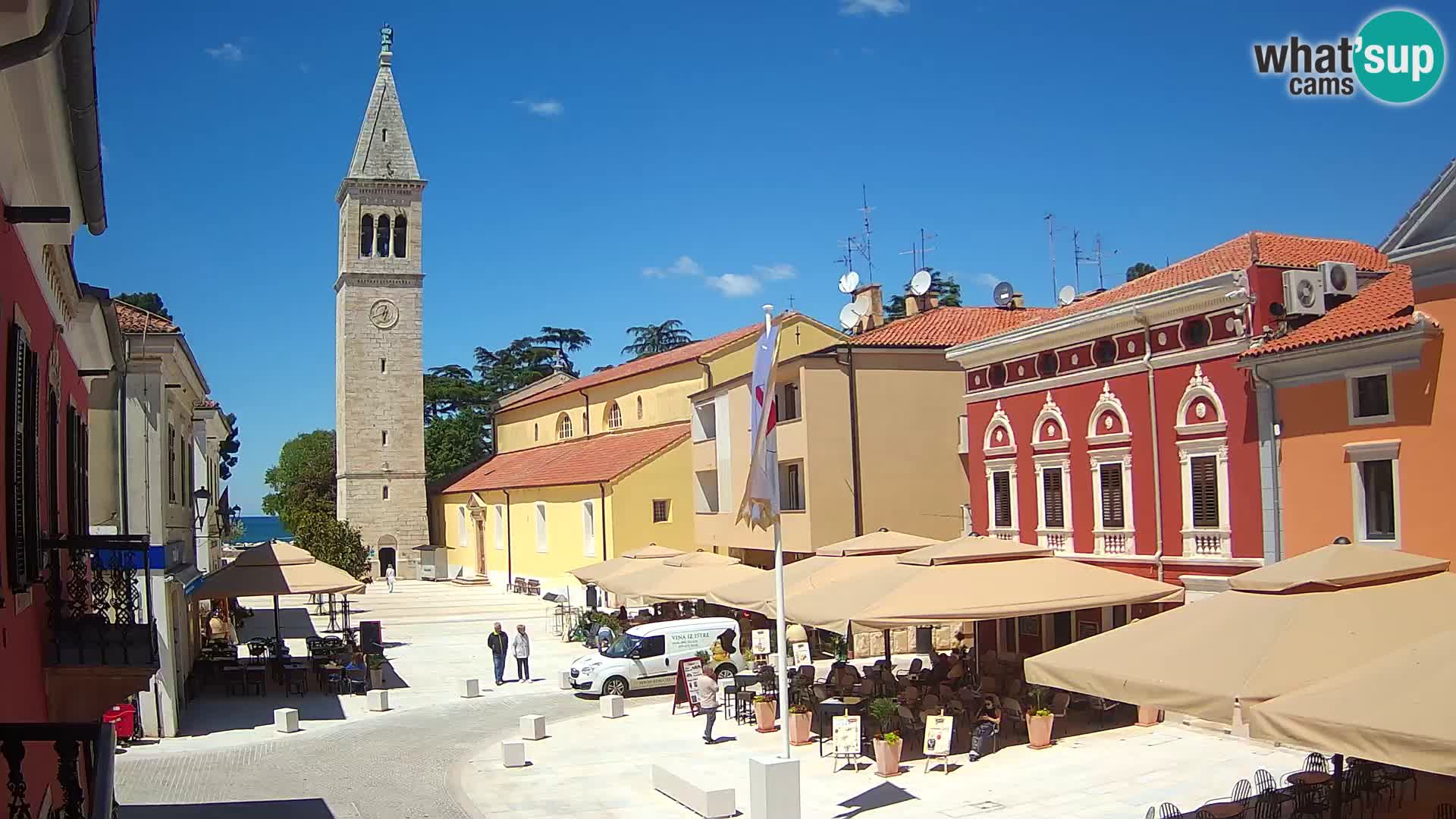 LIVE Webcam Cittanova / Novigrad – Piazza Grande – Istria