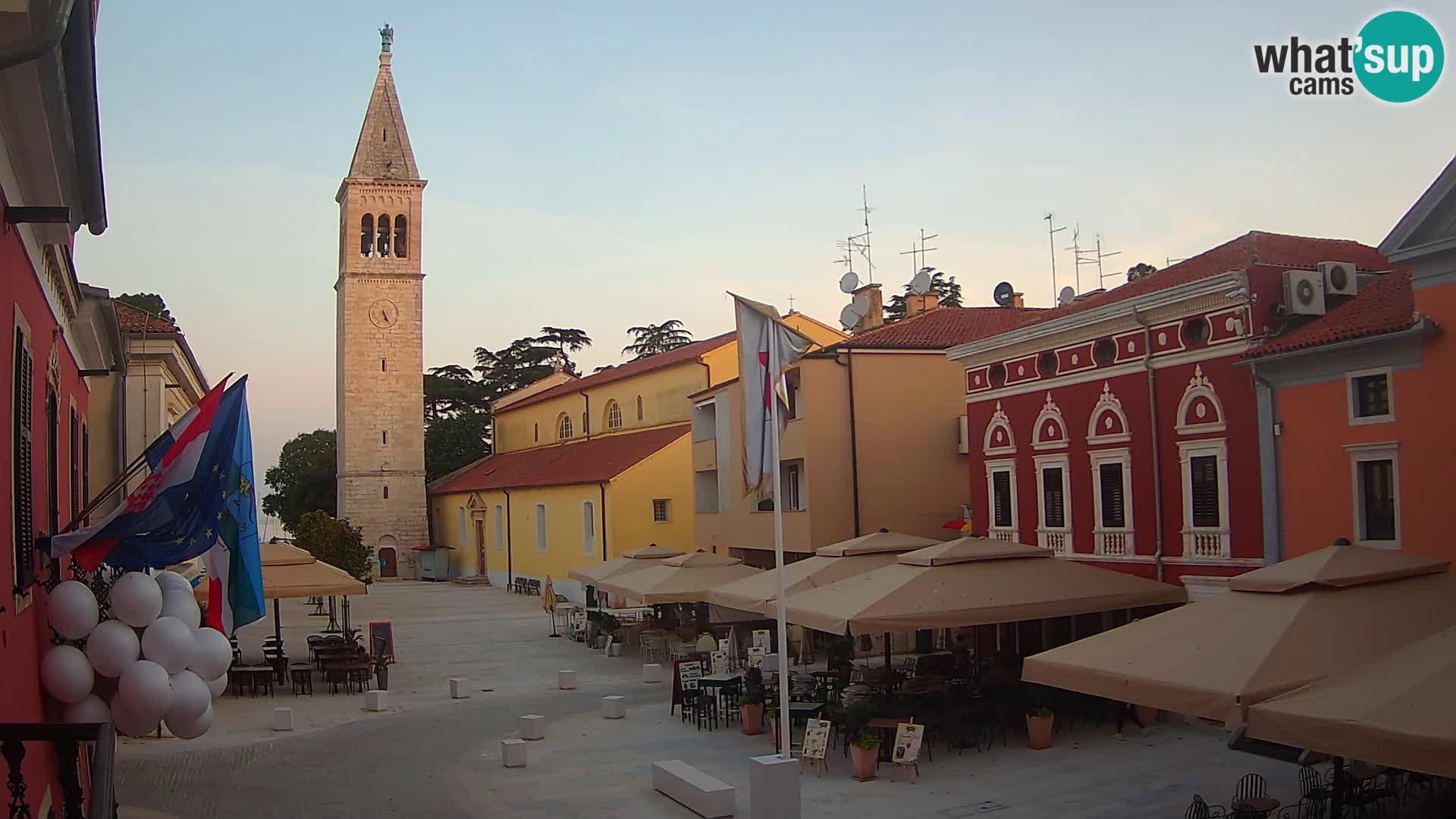 Live webcam Novigrad – Veliki Trg / Piazza Grande – Istria – Croatien