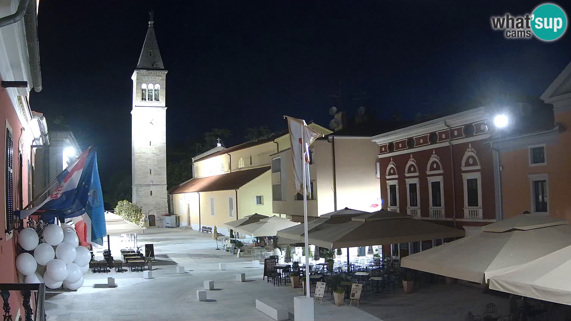 Live webcam Novigrad – Veliki Trg / Piazza Grande – Istria – Croatien