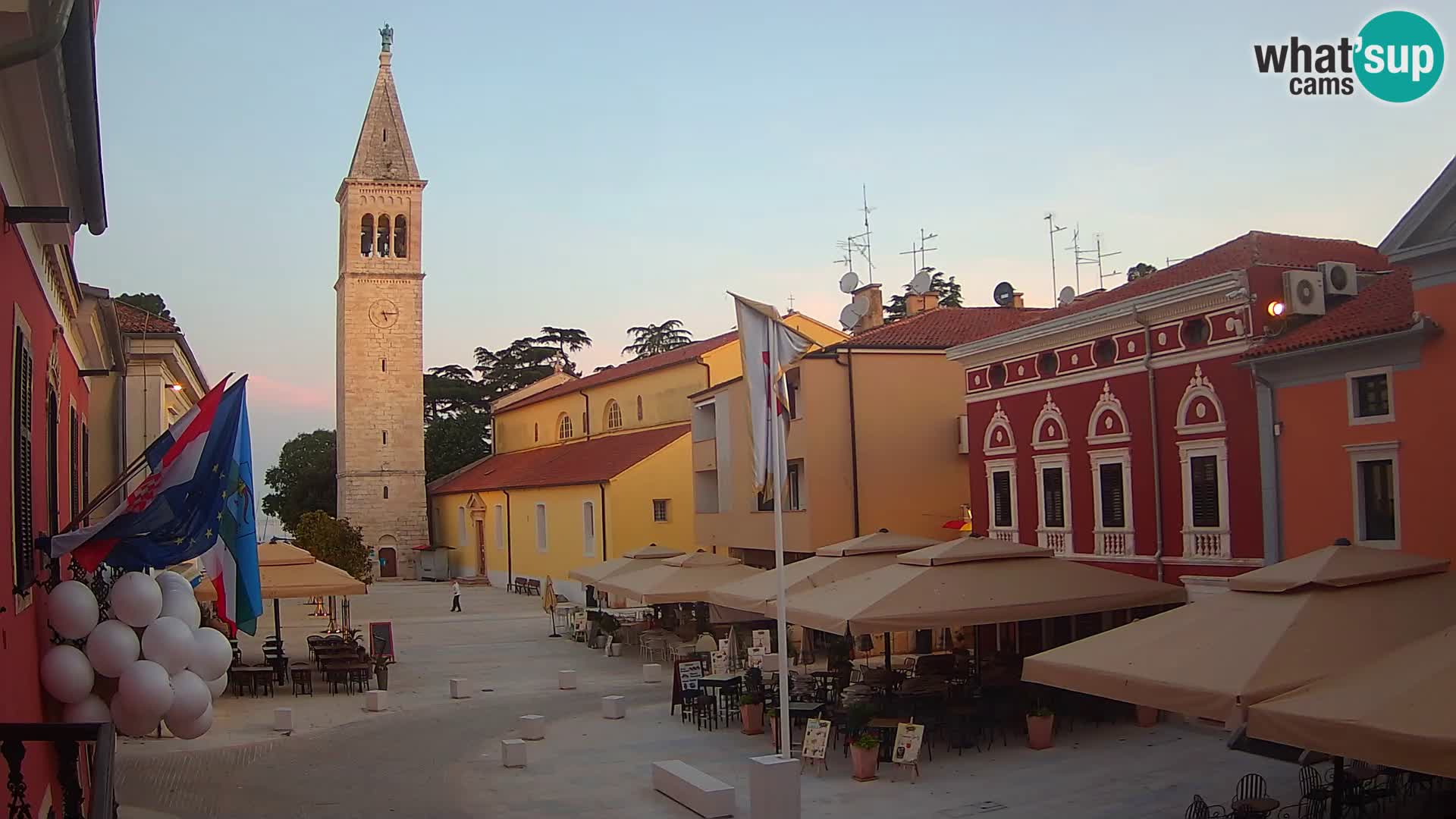 LIVE Webcam Cittanova / Novigrad – Piazza Grande – Istria