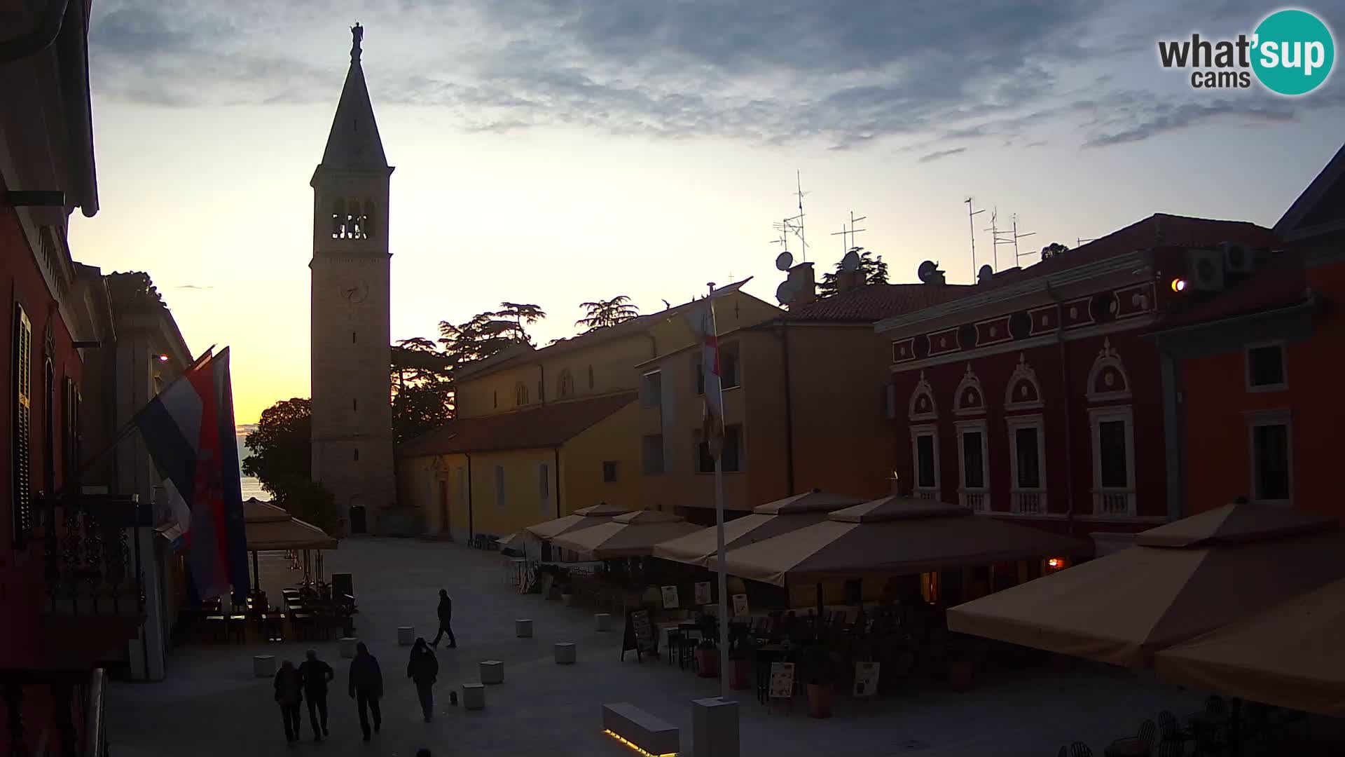 Live webcam Novigrad – Veliki Trg / Piazza Grande – Istria – Croatien