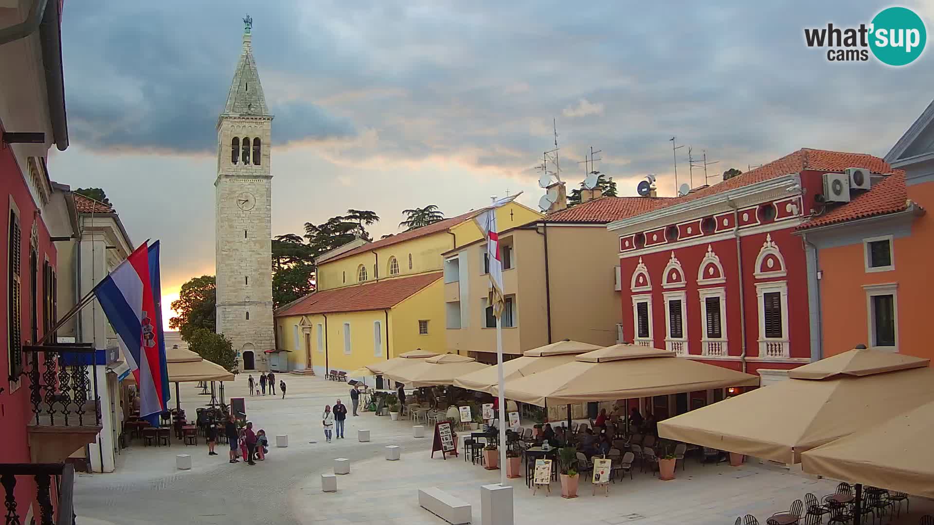 Live Webcam Novigrad – Veliki Trg (gran plaza) – Piazza Grande