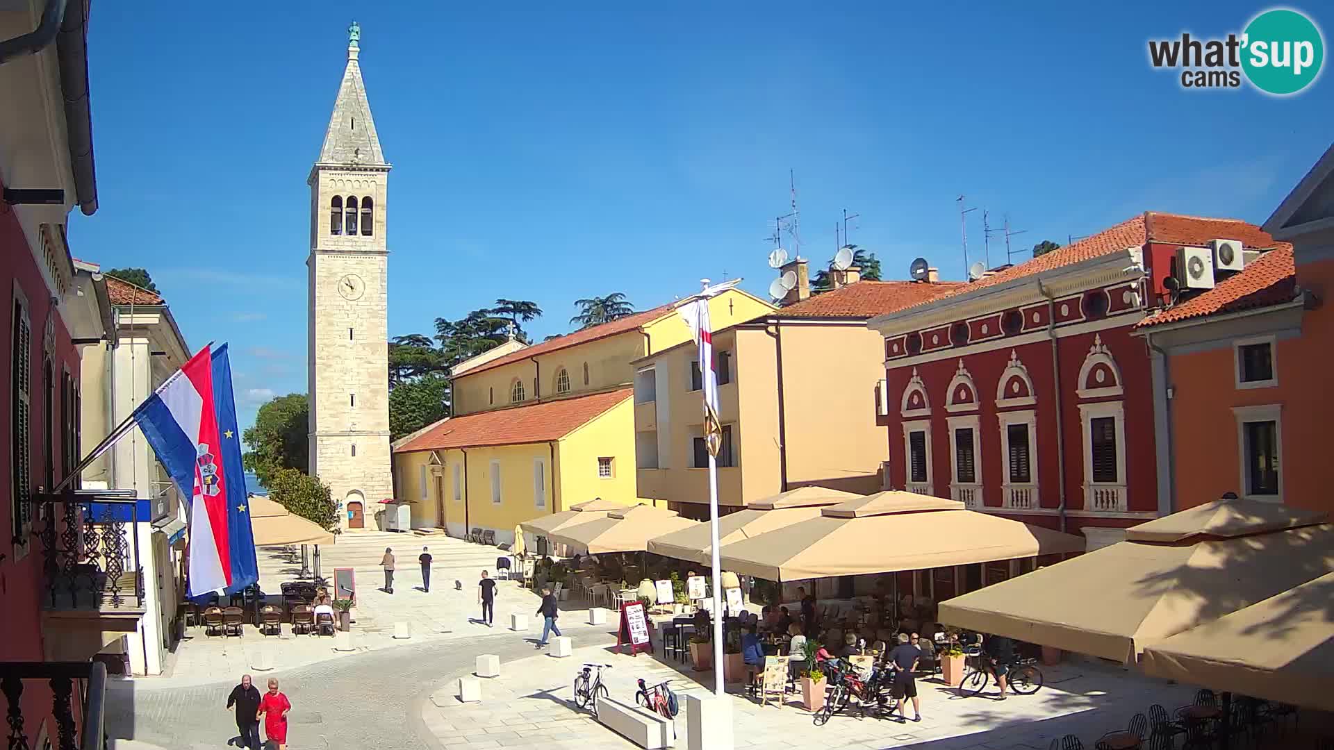 Novigrad Webcam – Veliki Trg (großen Platz) – Istrien – Kroatien