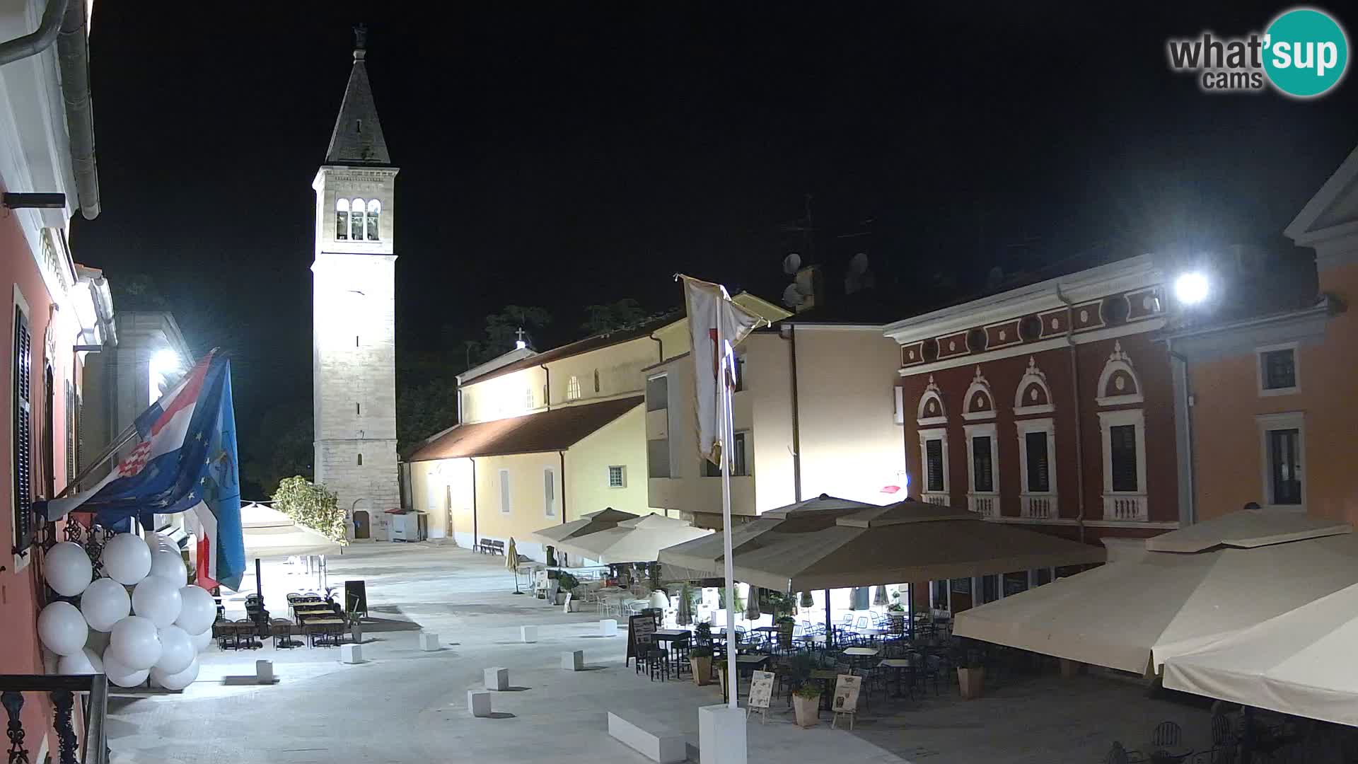 Live webcam Novigrad – Veliki Trg (grande place) – Piazza Grande