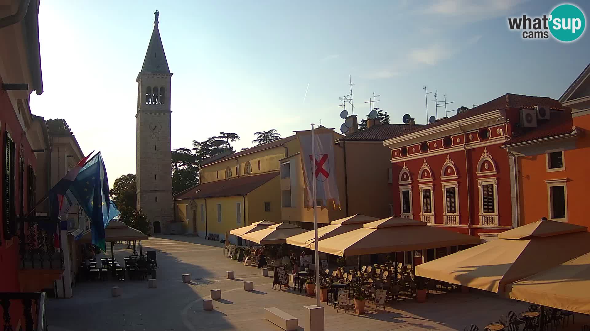 LIVE Webcam Cittanova / Novigrad – Piazza Grande – Istria
