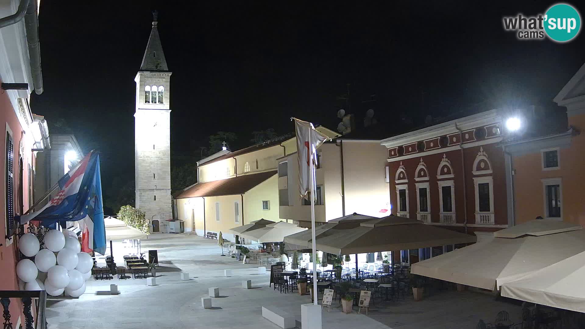 Live webcam Novigrad – Veliki Trg / Piazza Grande – Istria – Croatien