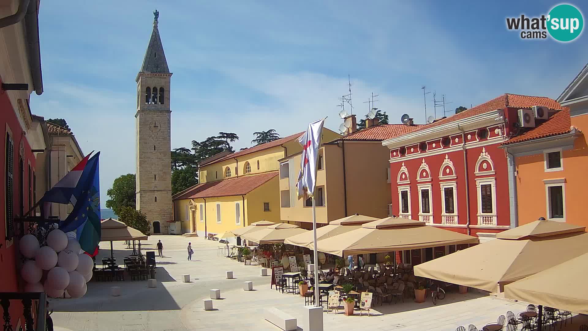 LIVE Webcam Cittanova / Novigrad – Piazza Grande – Istria