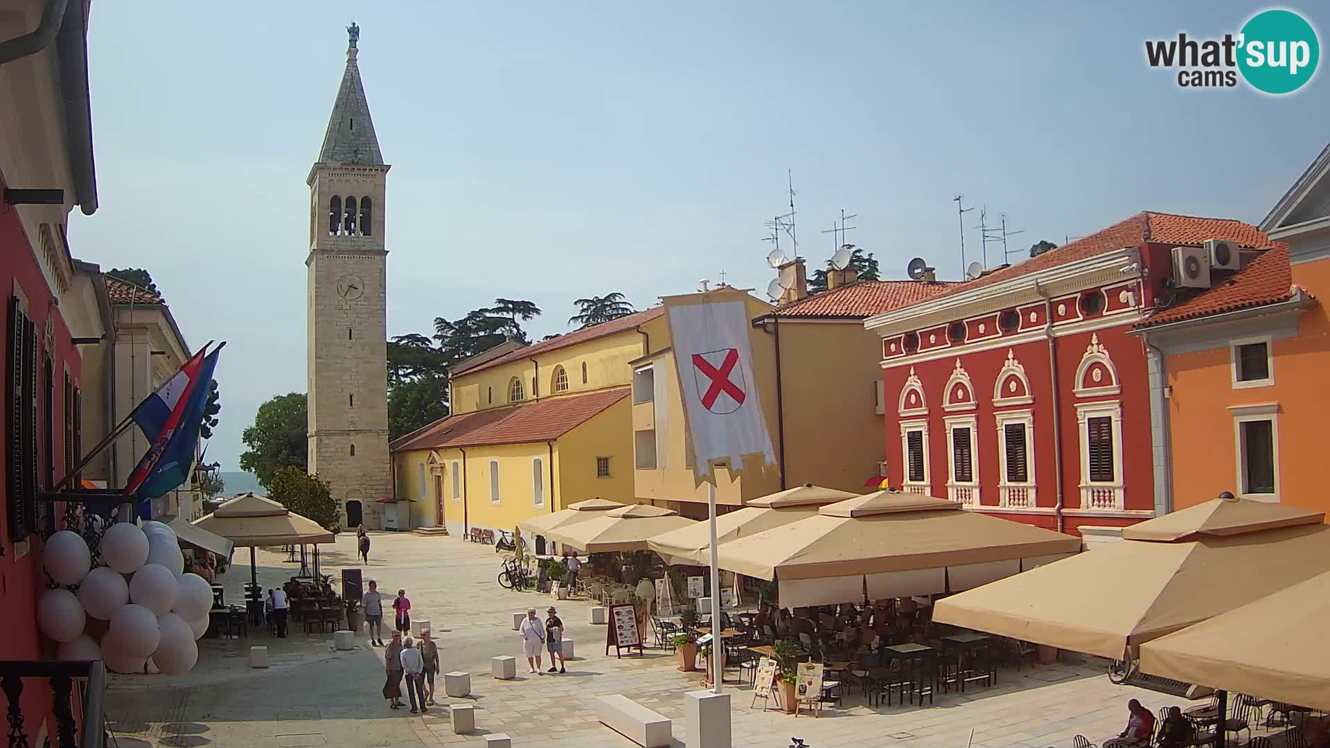 Live webcam Novigrad – Veliki Trg / Piazza Grande – Istria – Croatien
