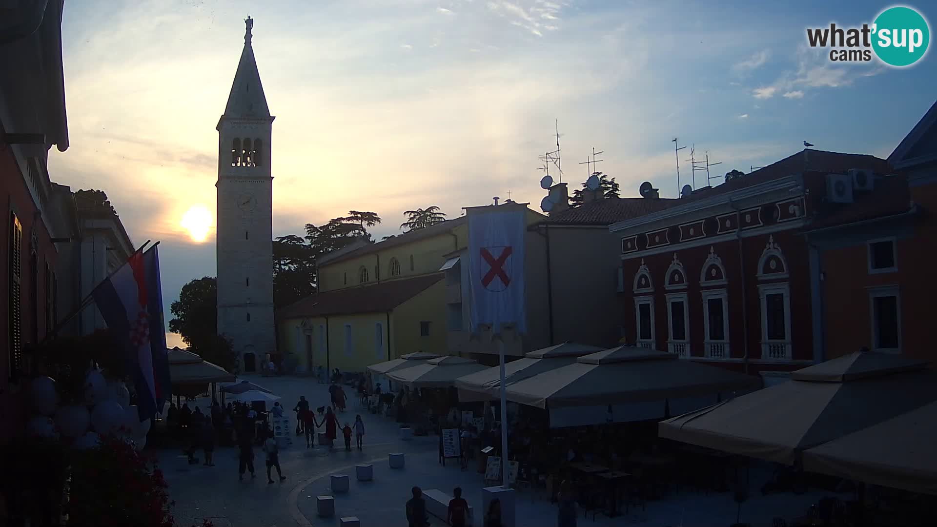 LIVE Webcam Cittanova / Novigrad – Piazza Grande – Istria